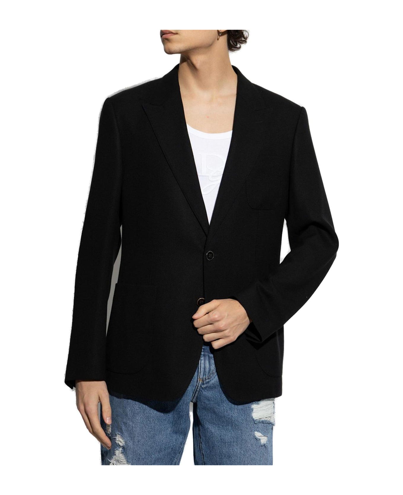 Dolce & Gabbana Single-breasted Blazer - NERO