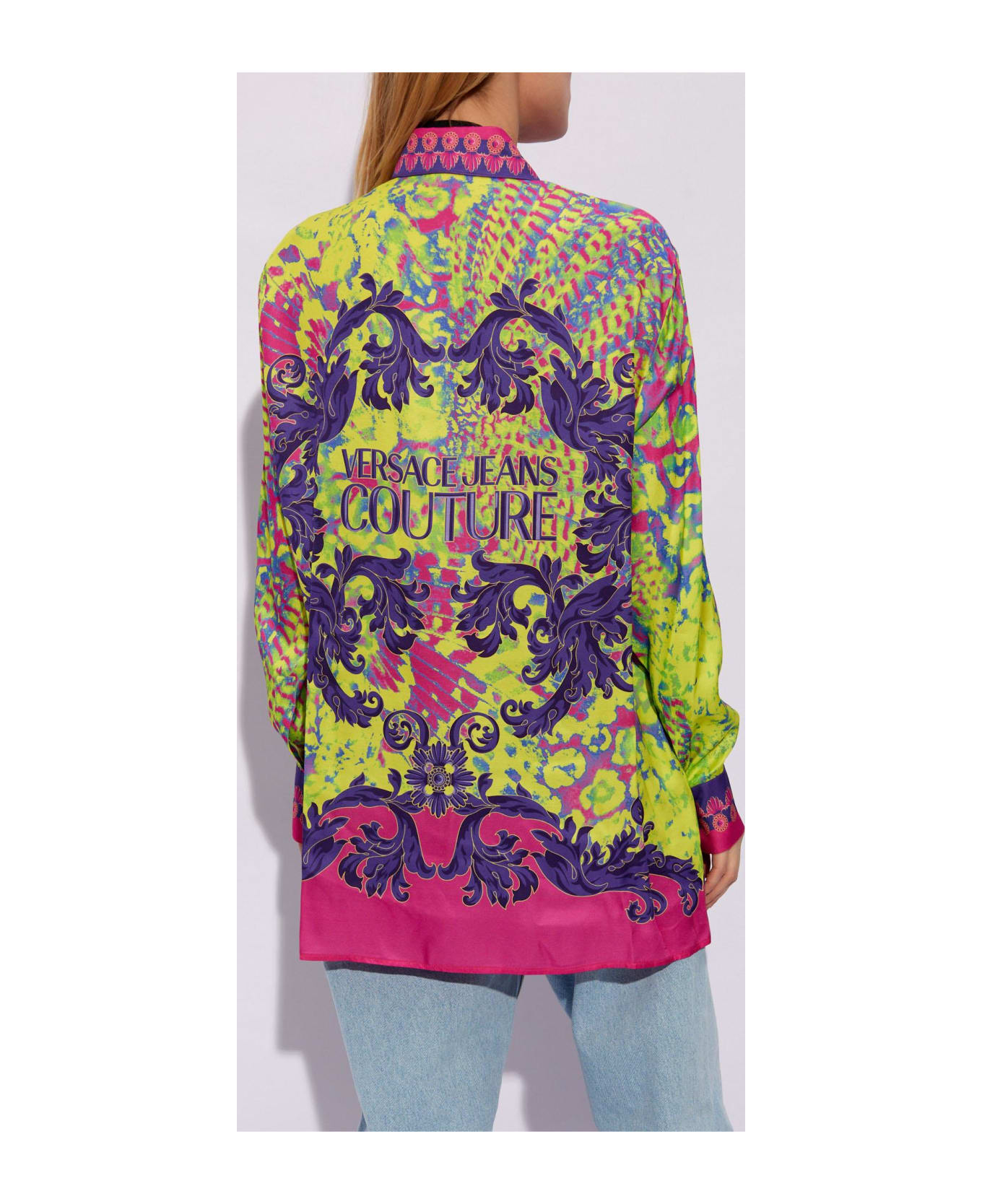 Versace Jeans Couture Shirt With Print And Logo - ACID 76