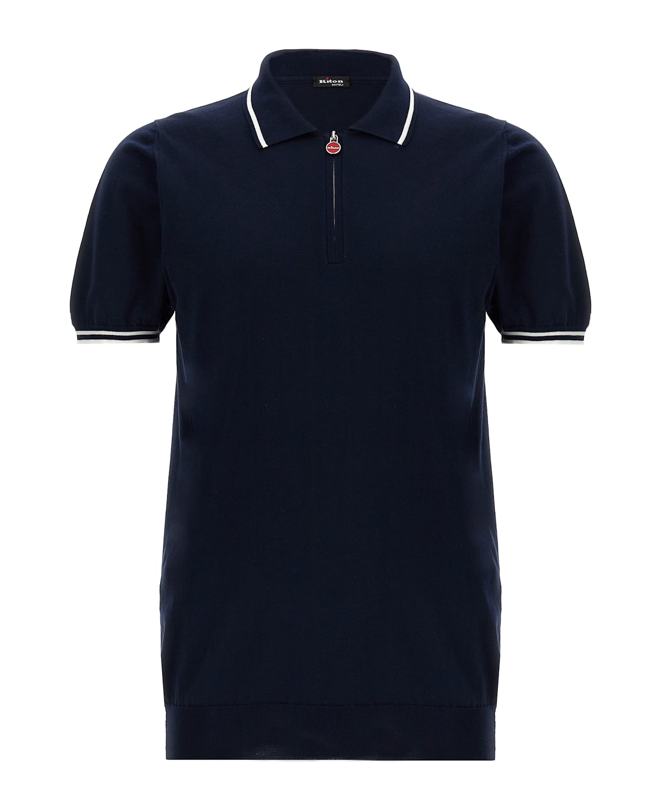 Kiton 'ciro' Polo Shirt - Blue