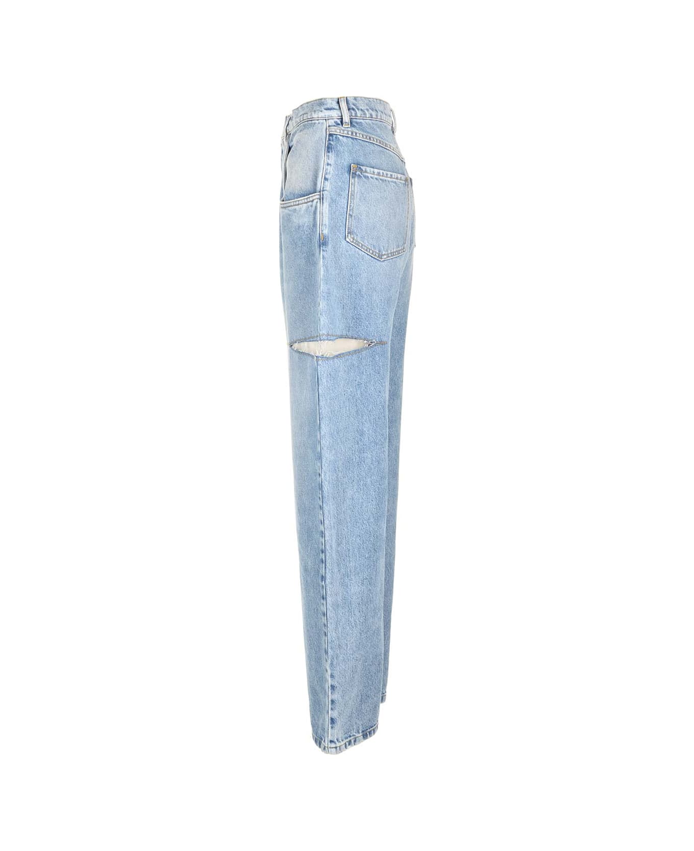 Maison Margiela Jeans With Cut-out Details - Blue