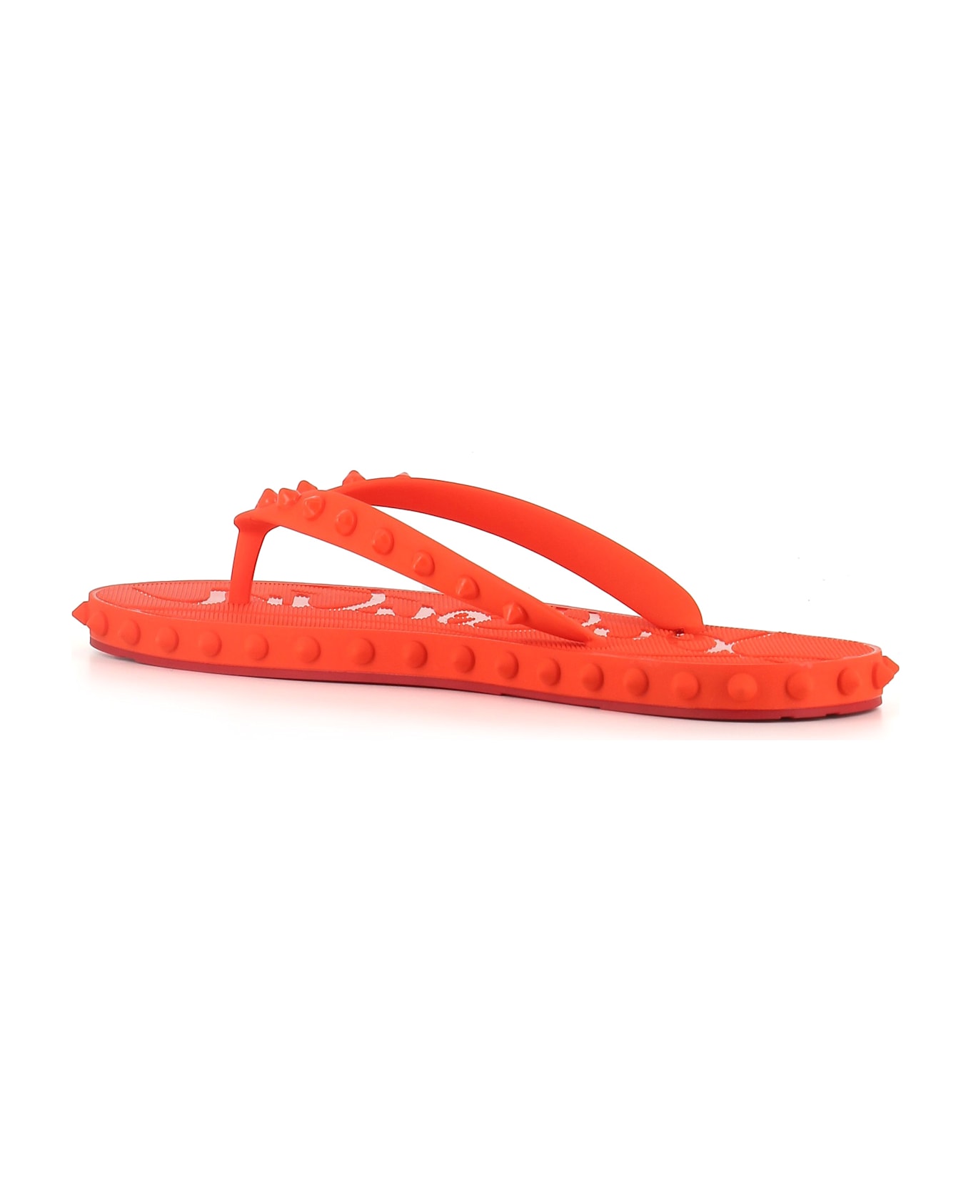Christian Louboutin Flip-flop Super Loubi Flat - Arancione fluo