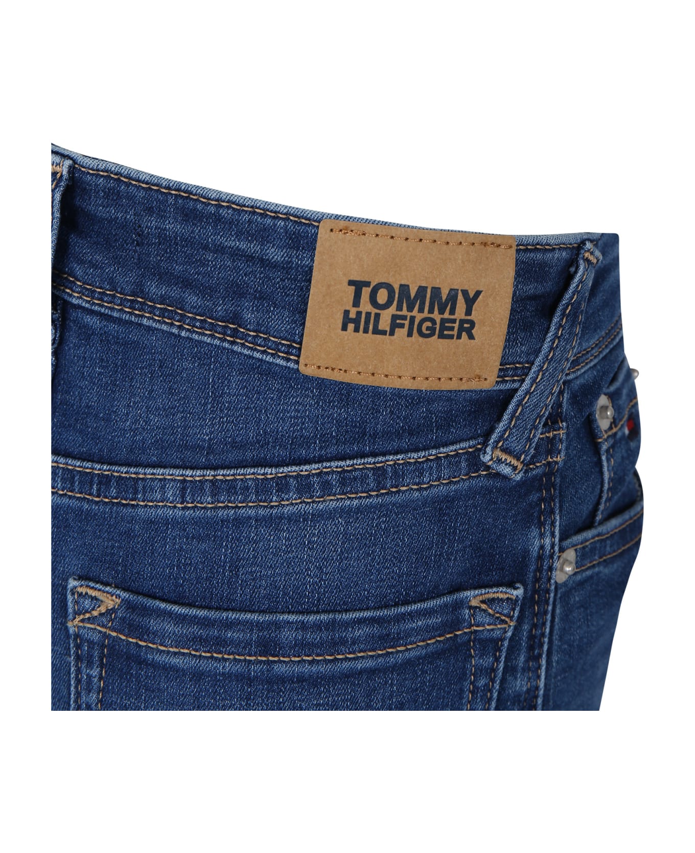 Tommy Hilfiger Denim Jeans For Boy With Logo - Denim ボトムス