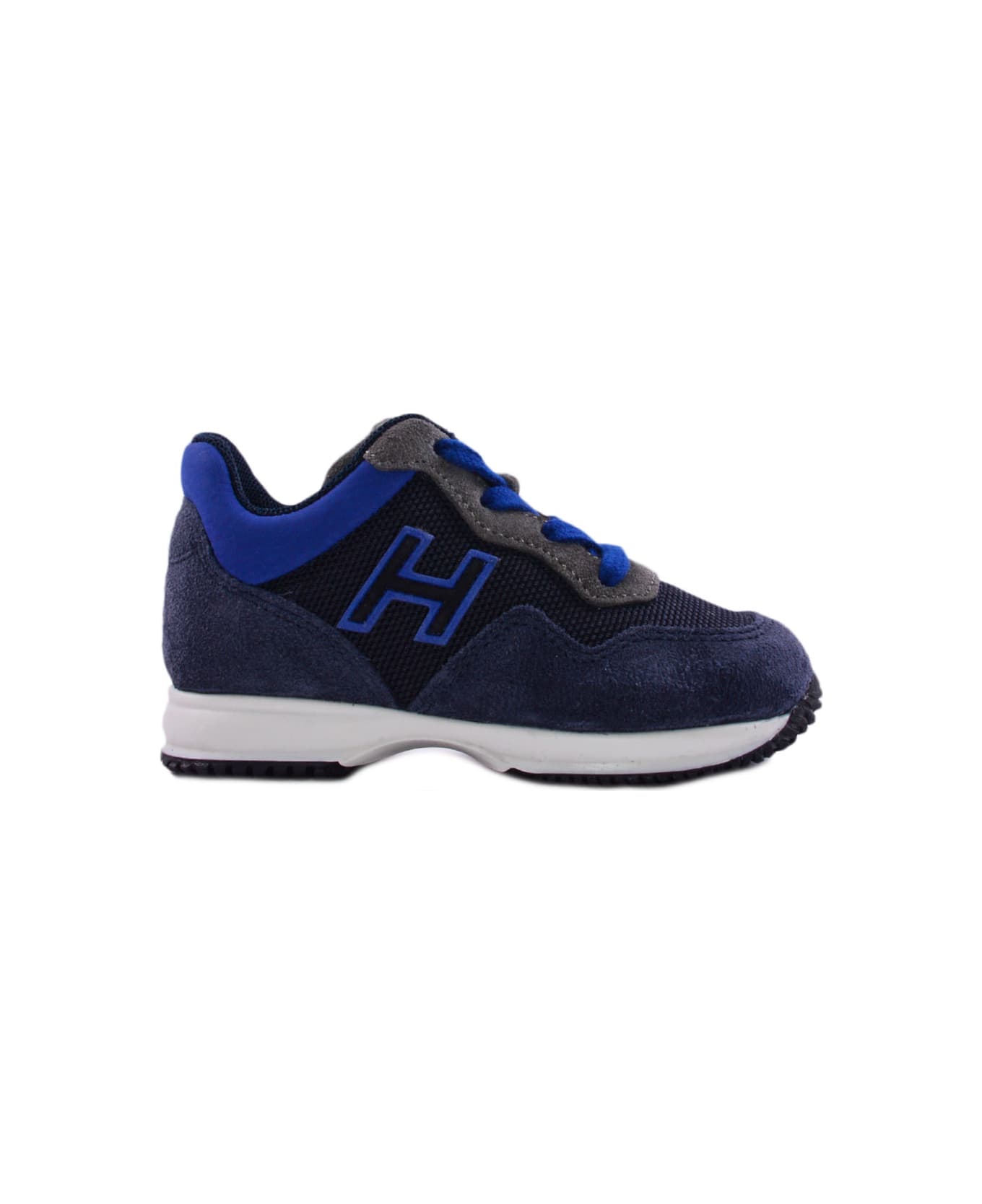 Hogan Interactive Suede Shoes - Blue