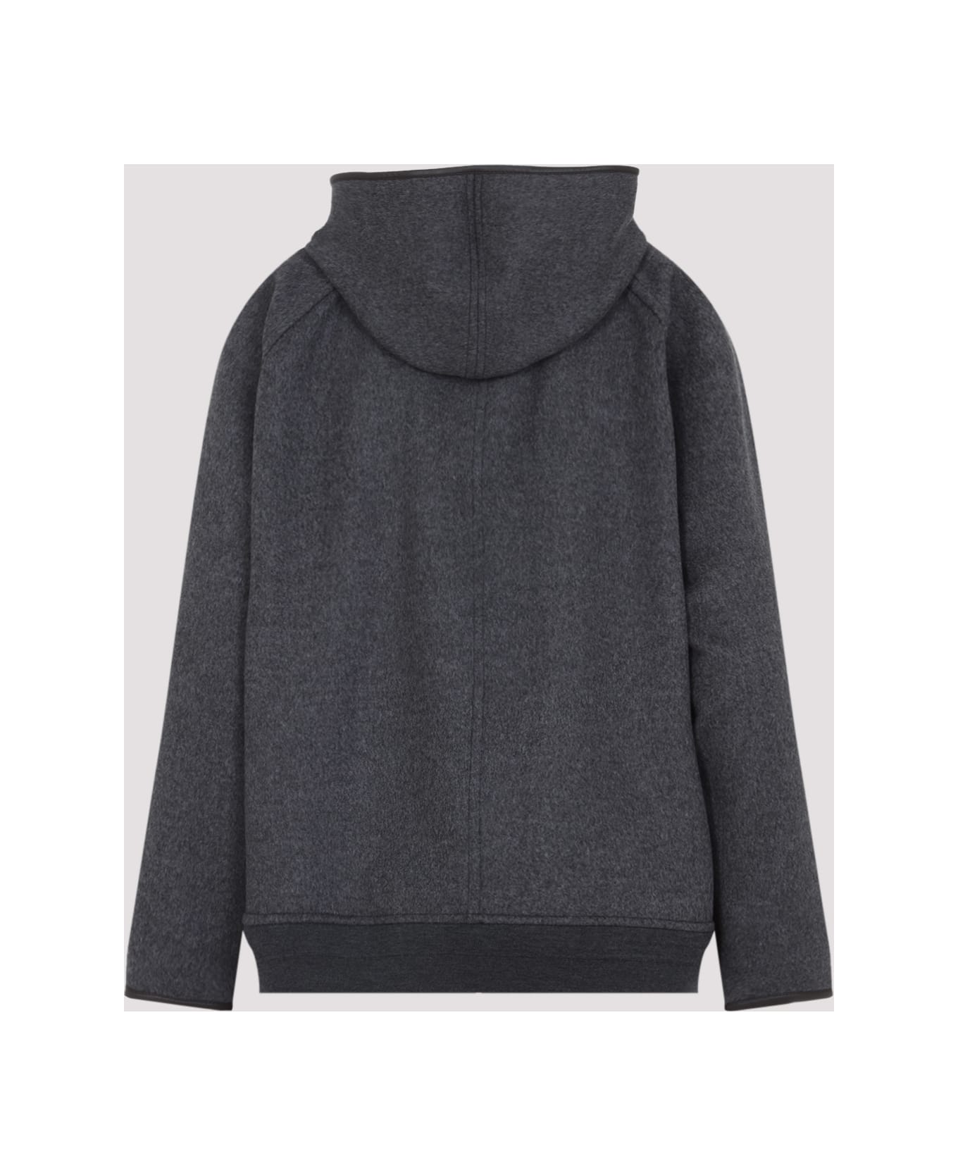 Bottega Veneta Wool Jacket - Charcoal Melange