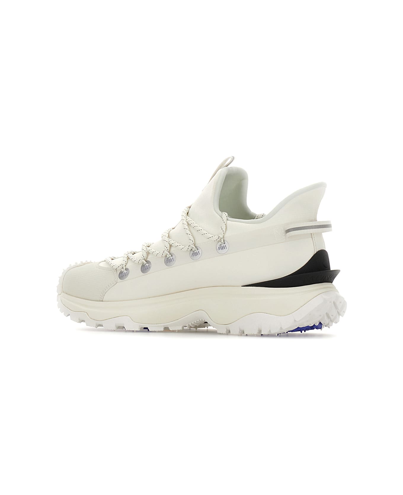 Moncler White Tech Fabric Trailgrip Lite 2 Sneakers - Bianco