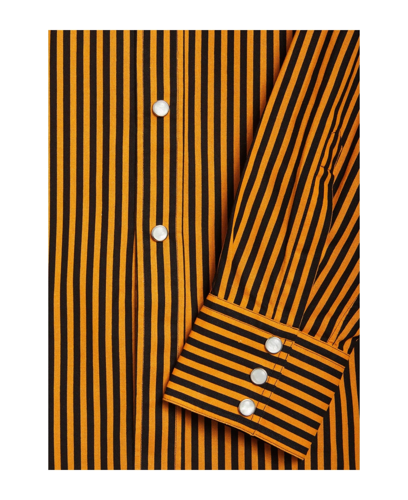 doppiaa Aariosto Vertical Striped Western Shirt