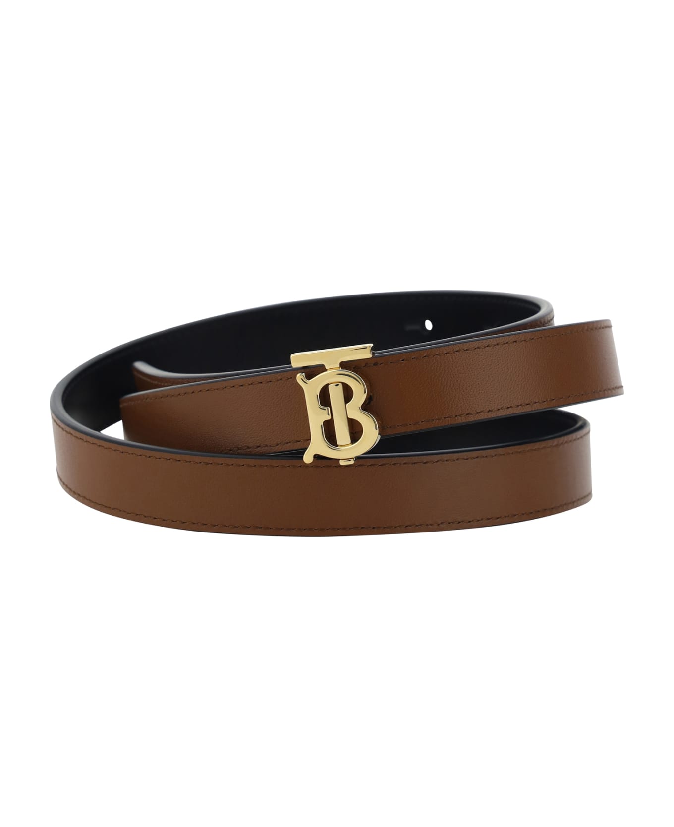 Burberry Belt - Black / Tan / Gold