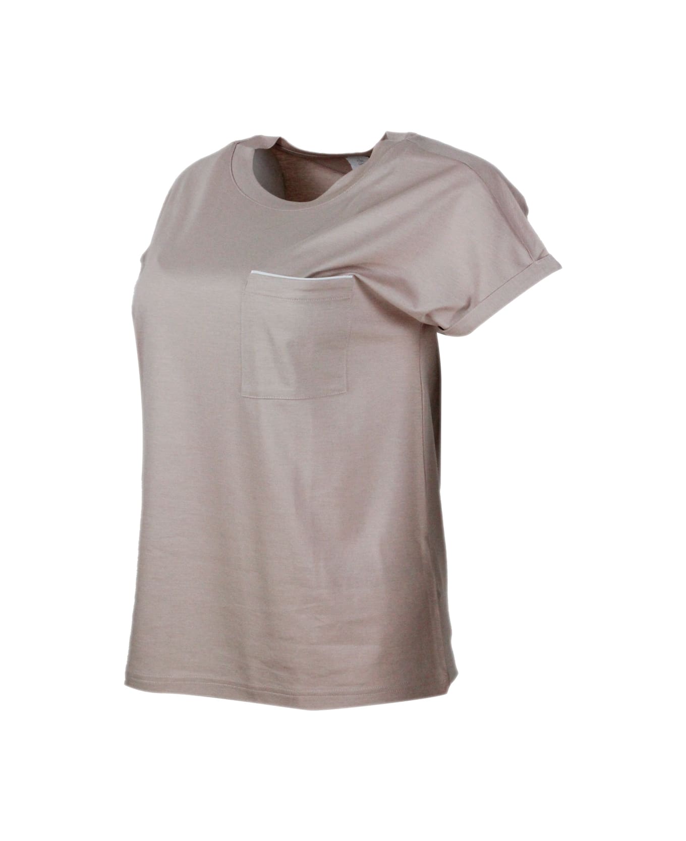 Eleventy T-Shirt - Red - White