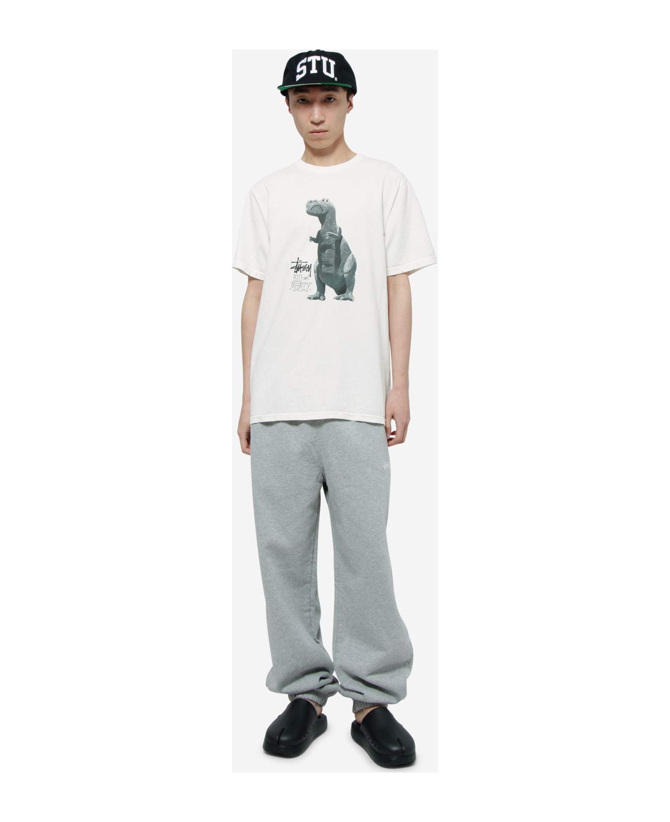 Stüssy authentic Big & Meaty Buy Stussy Big & Meaty Pigment Dyed Tee 'Natural' - 1904880