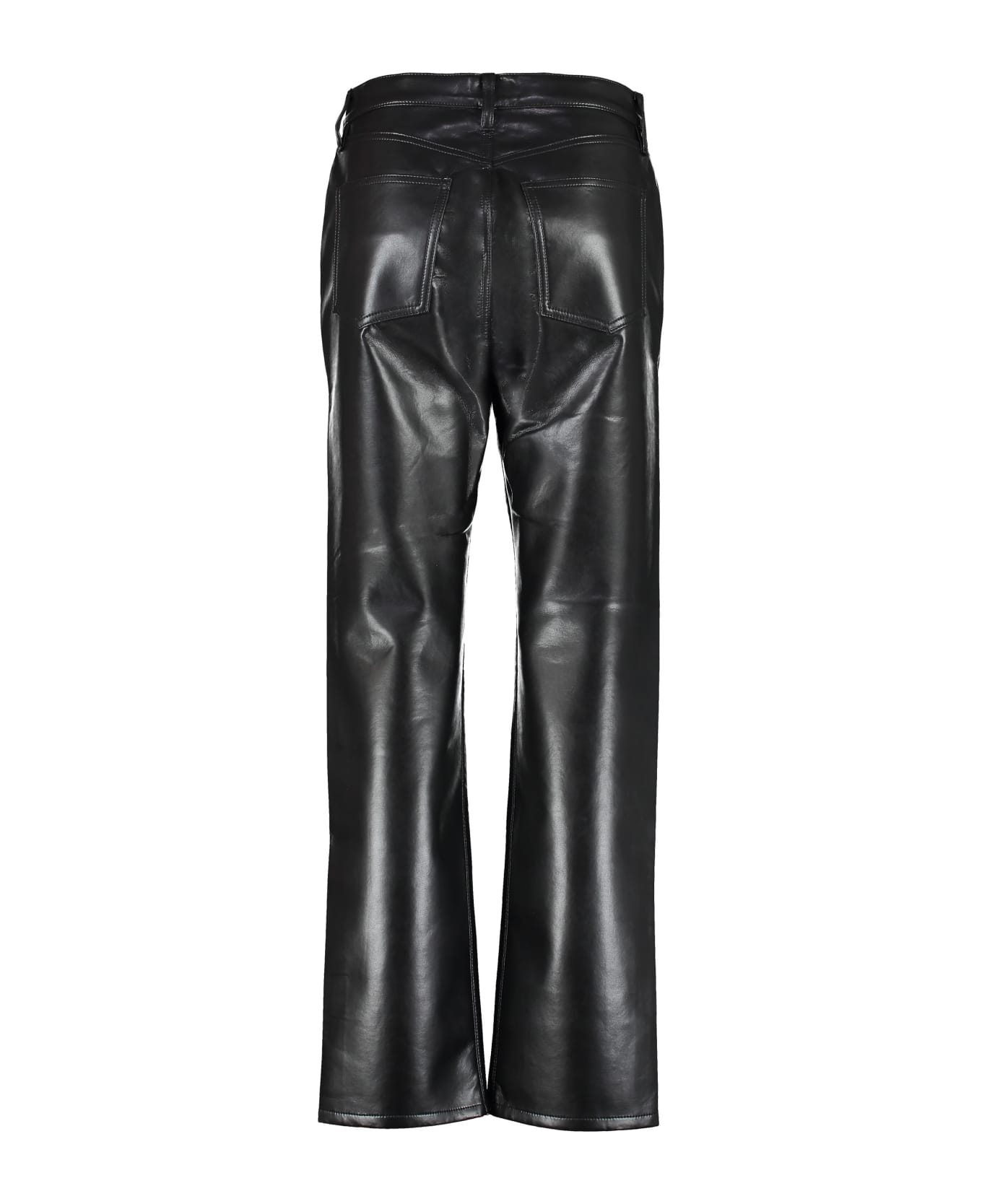 AGOLDE Leather Pants - black