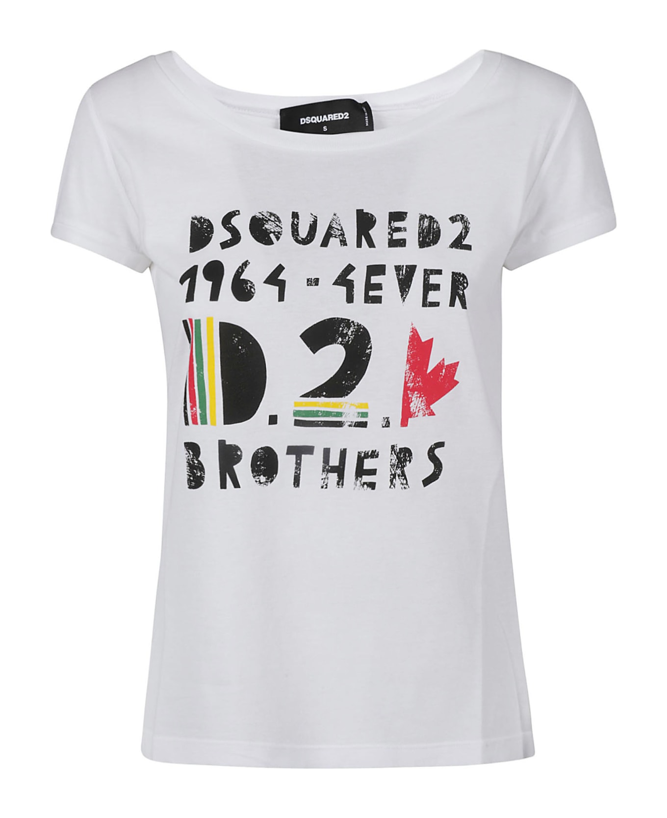 Dsquared2 Jamaican Journey T-shirt - Bianco Tシャツ