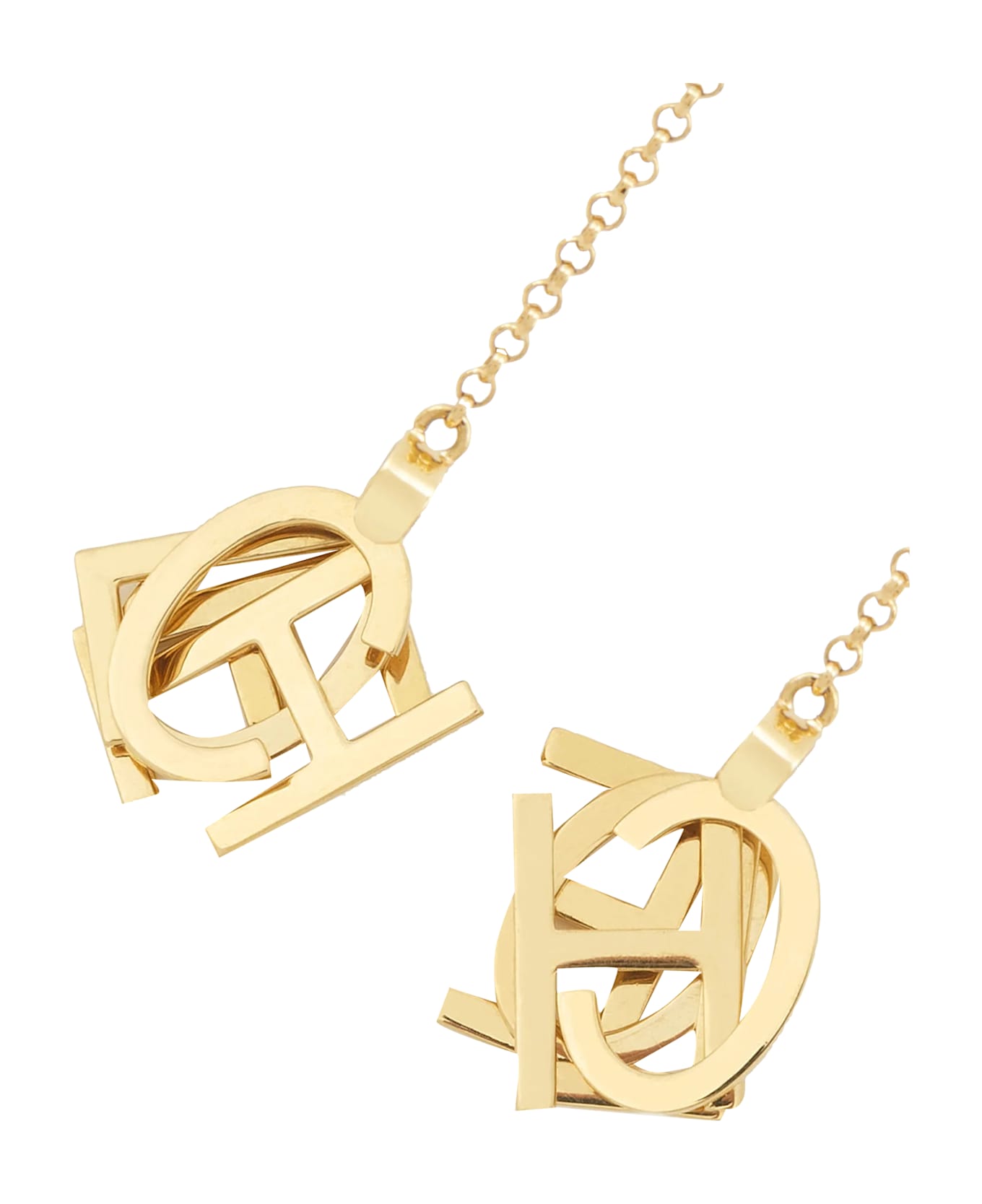 Chloé Chloe
 Letters Earrings - Golden