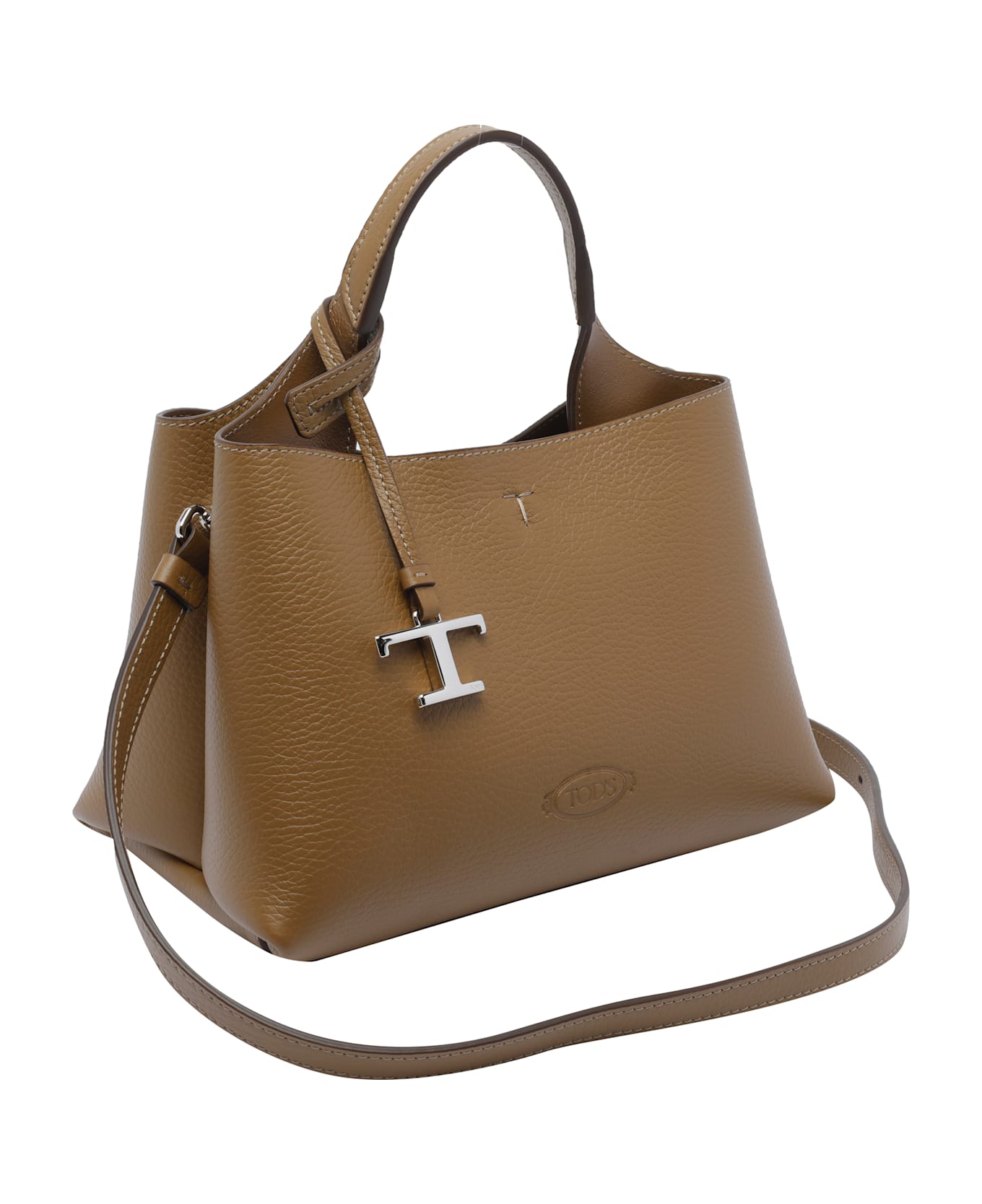 Tod
s Micro Leather Handbag - Brown