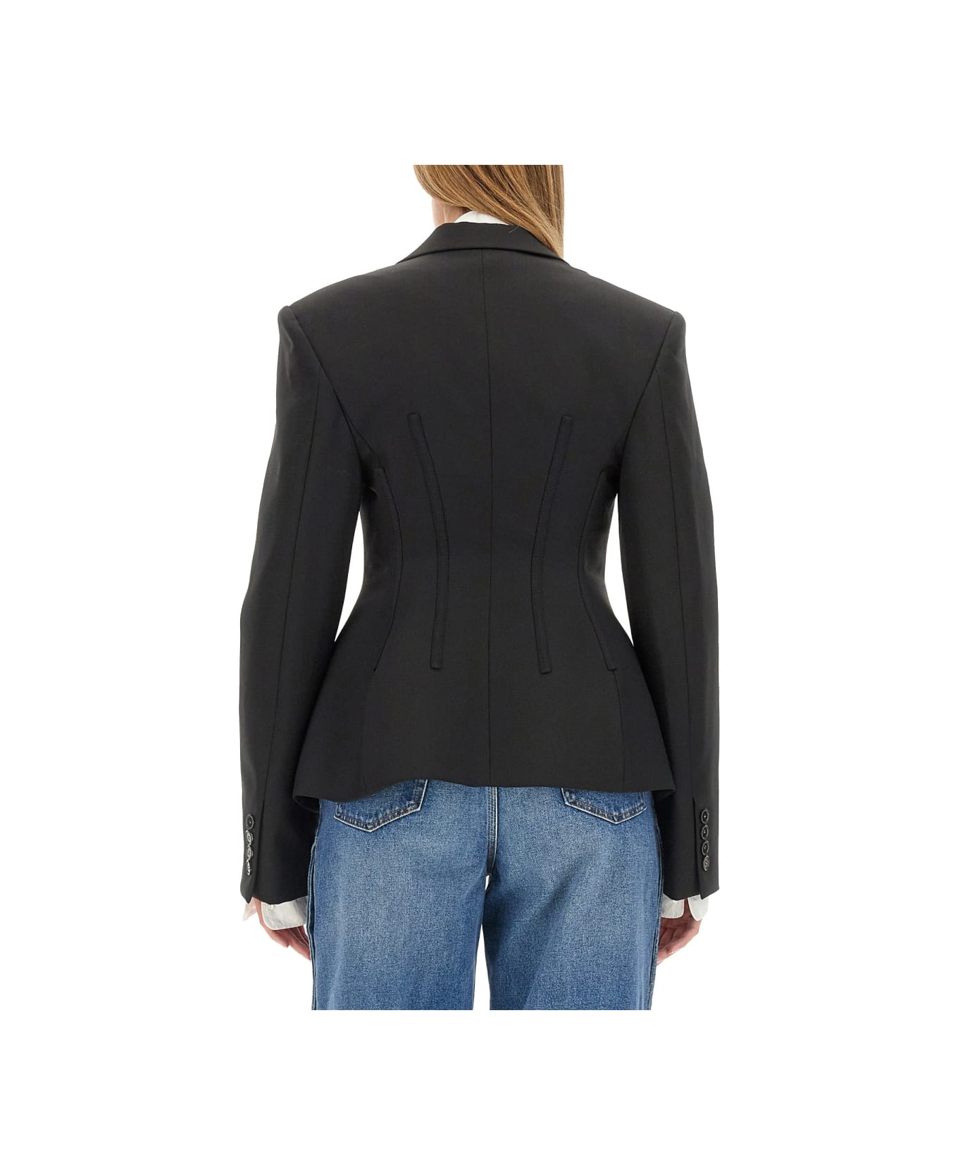 Stella McCartney Sculpted Jacket - BLACK
