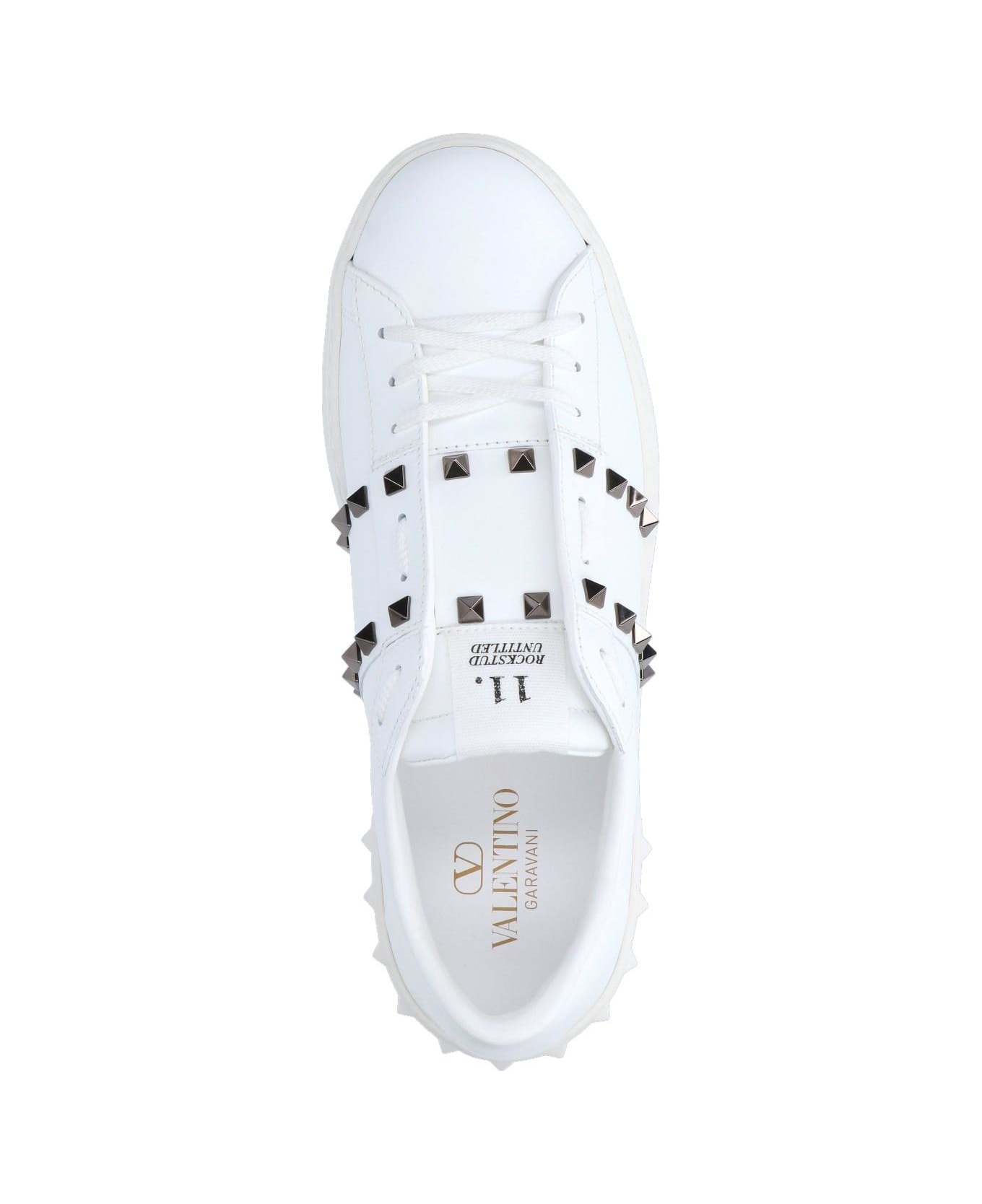 Valentino Garavani 'rockstud' Sneakers - White スニーカー