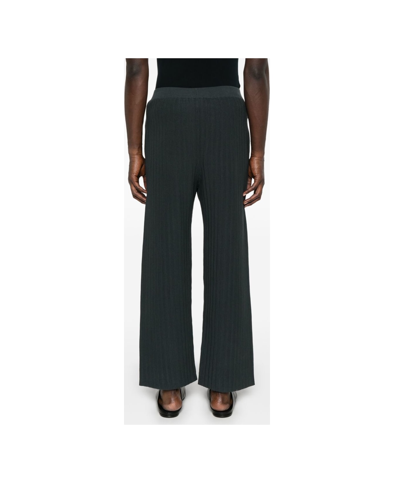 Emporio Armani Ribbed Trousers - Grey