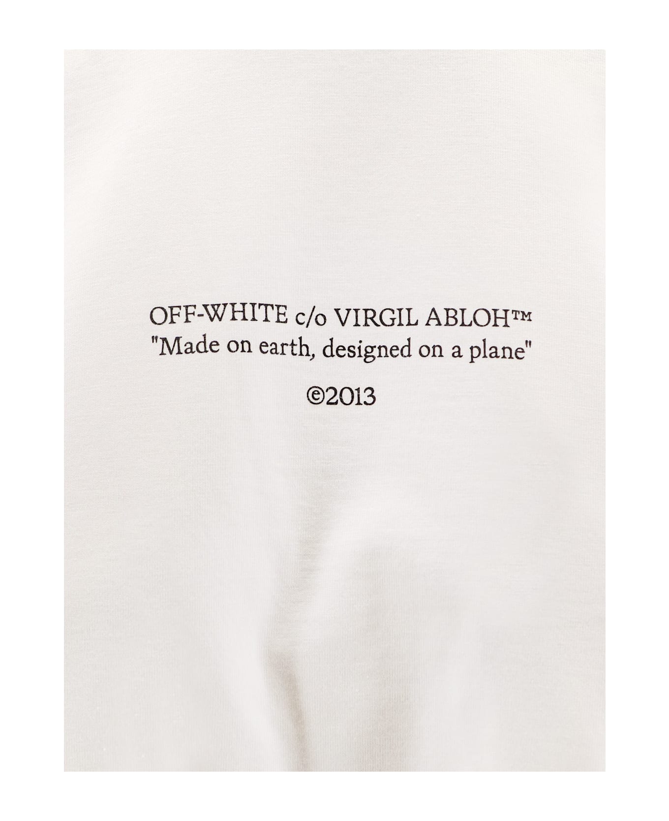 Off-White Cotton T-shirt - White