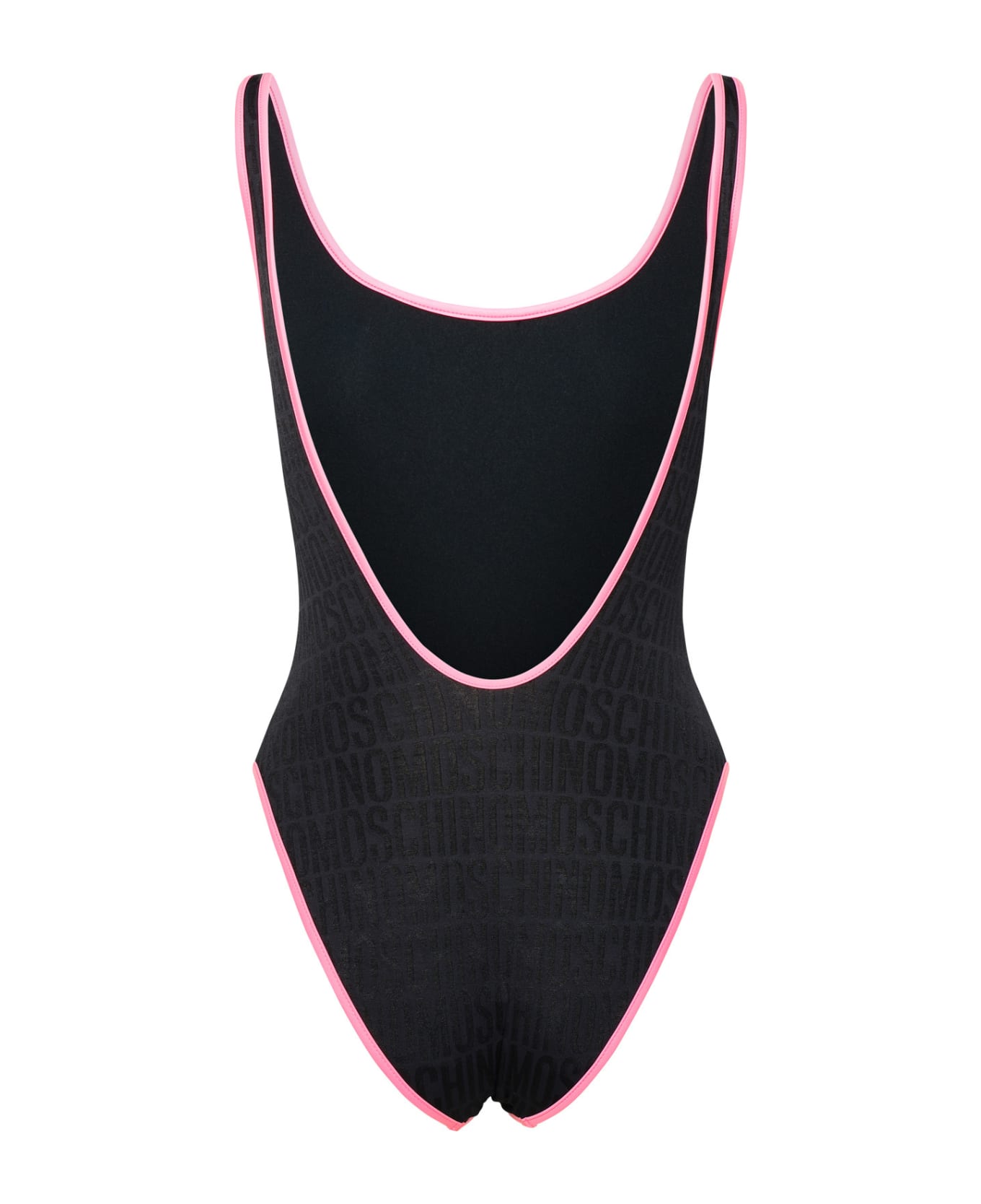 Moschino Black Polyamide Blend One-piece Swimsuit - Black