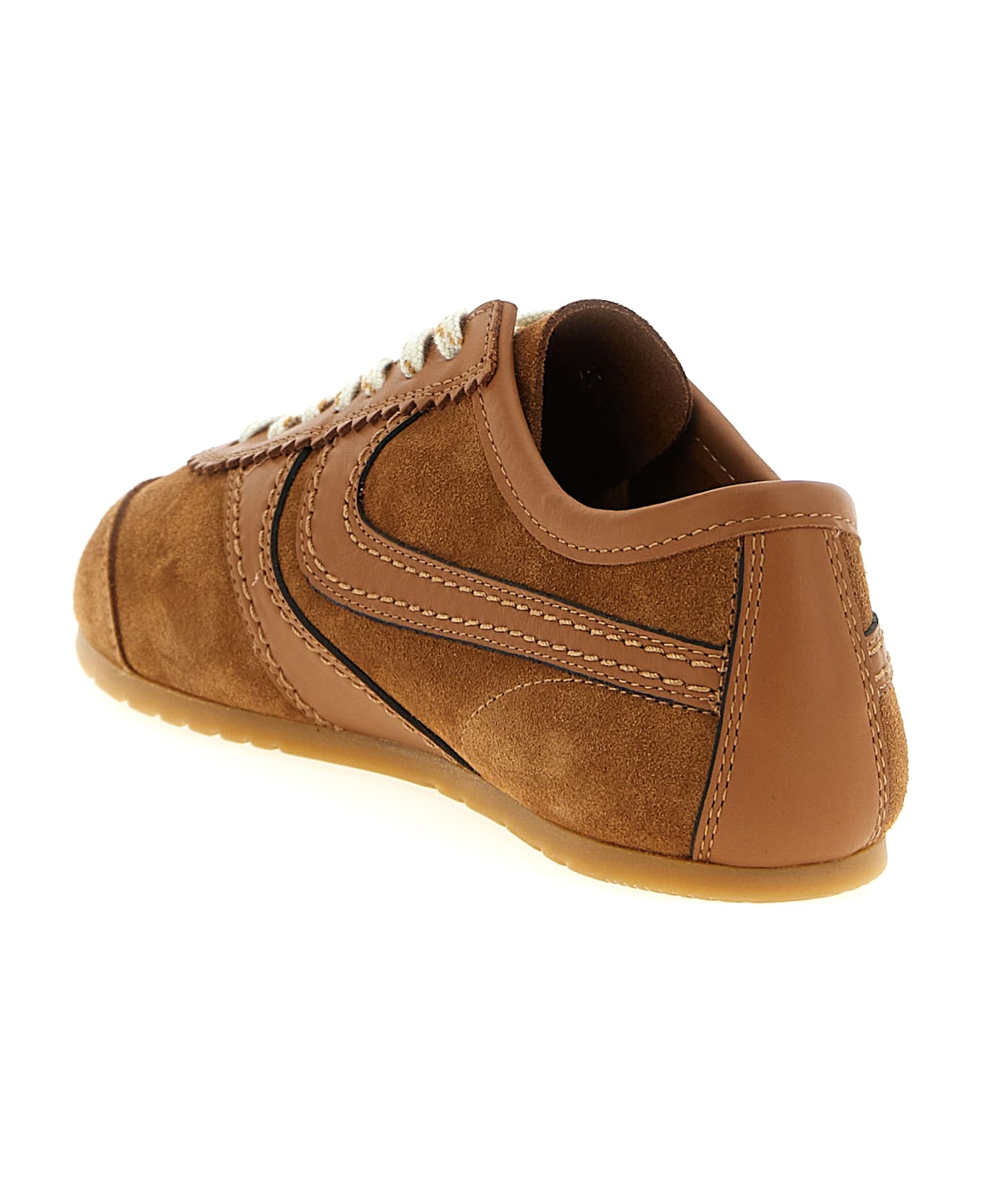 Dries Van Noten Suede Sneakers - Brown