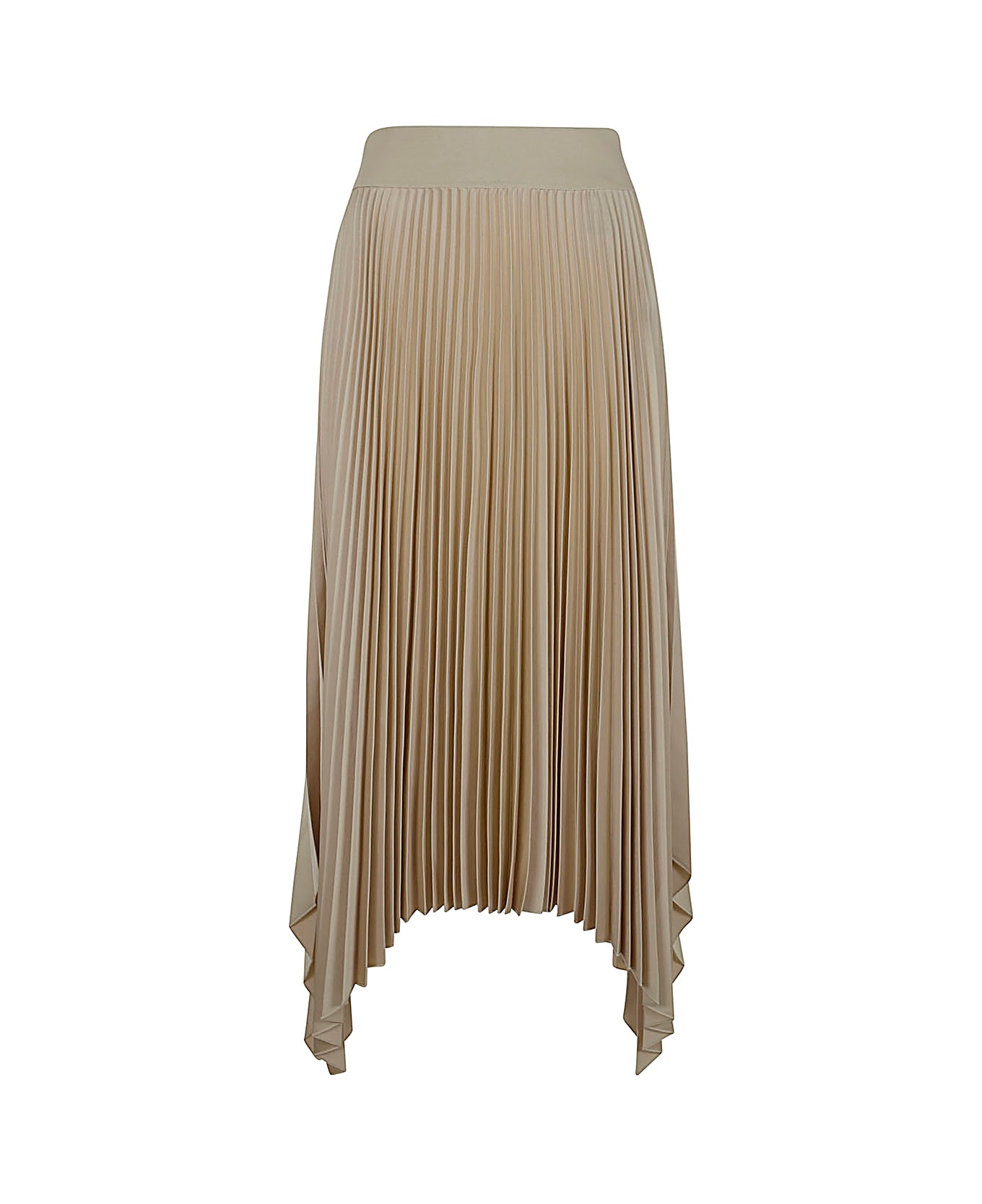 Joseph Ade Skirt Knit Weave Plisse - Oat