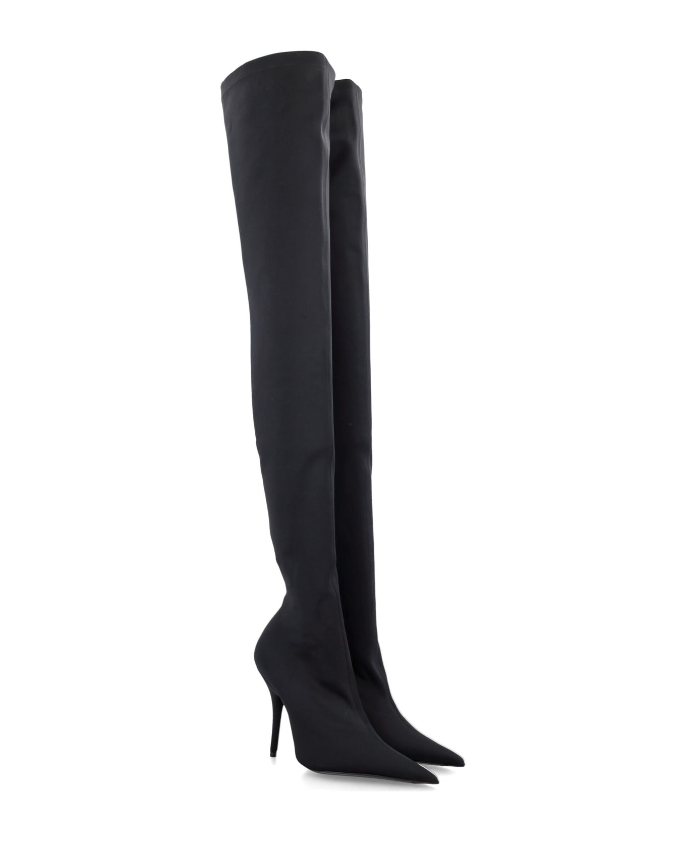 Balenciaga Knife 110mm Over-the-knee Boots - Black