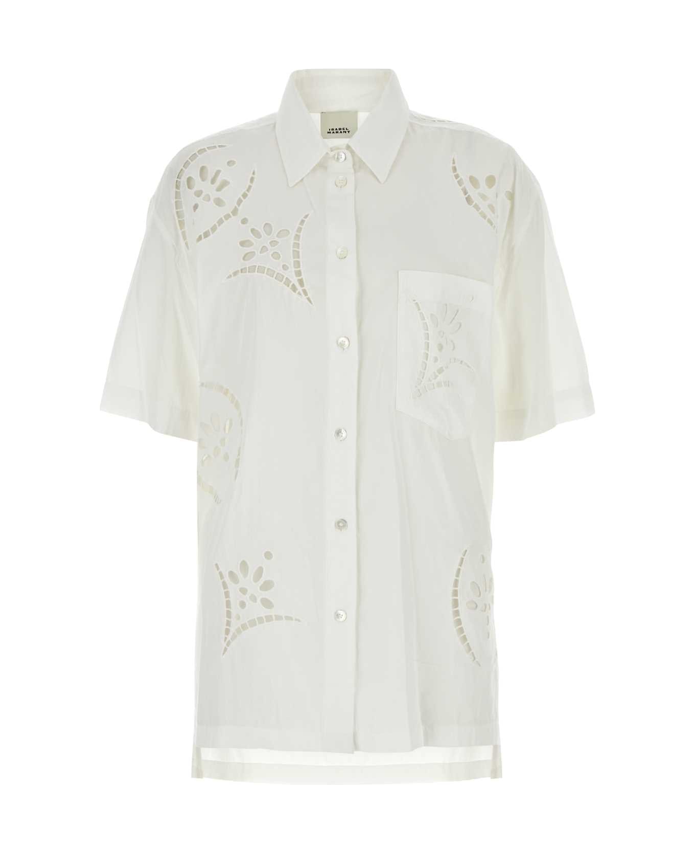Isabel Marant White Modal Blend Bilya Shirt - White