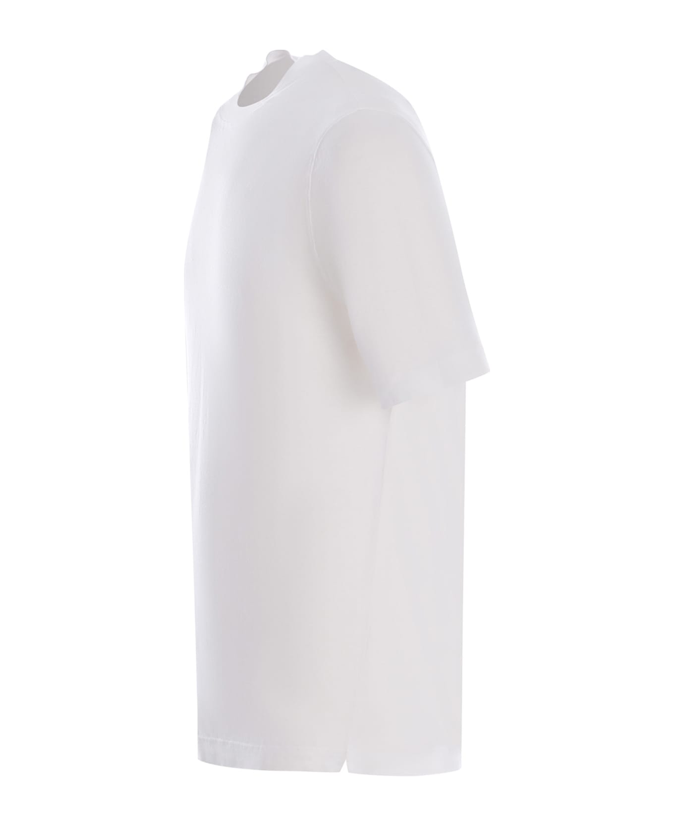 Filippo De Laurentiis T-shirt Filippo De Laurentis Made Of Linen - Bianco シャツ