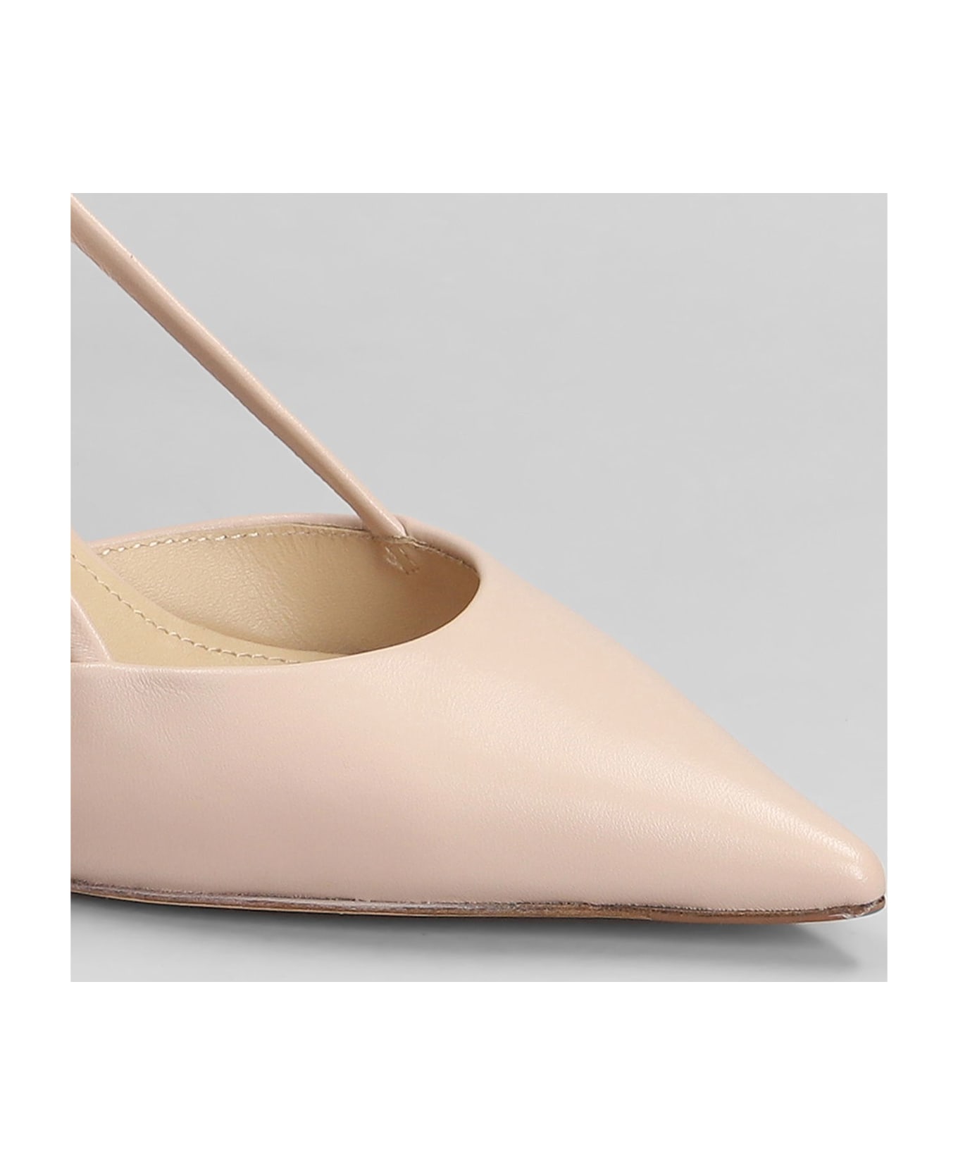 Lola Cruz Carmen Pump 85 Pumps In Powder Leather - powder