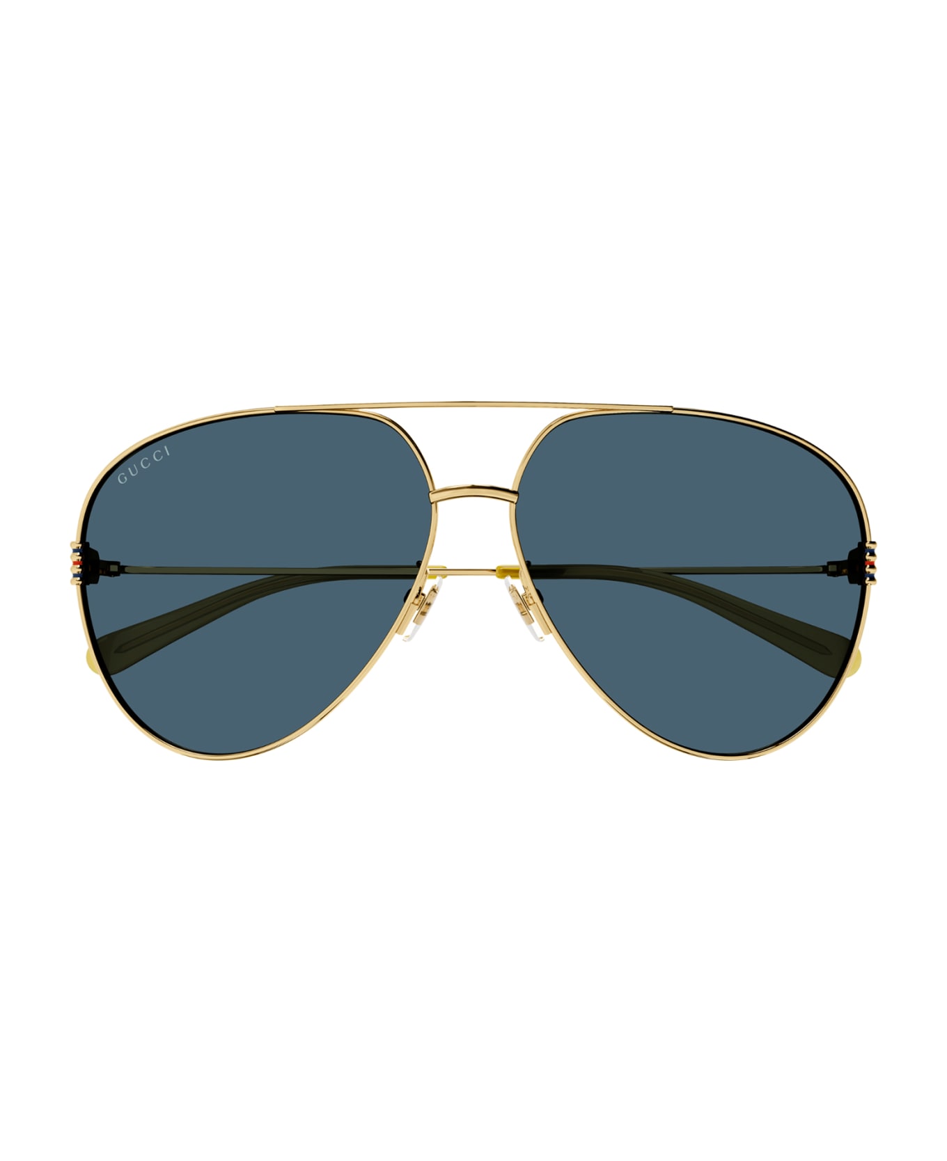 Gucci Eyewear Gg1280s Sunglasses - 003 gold gold blue サングラス