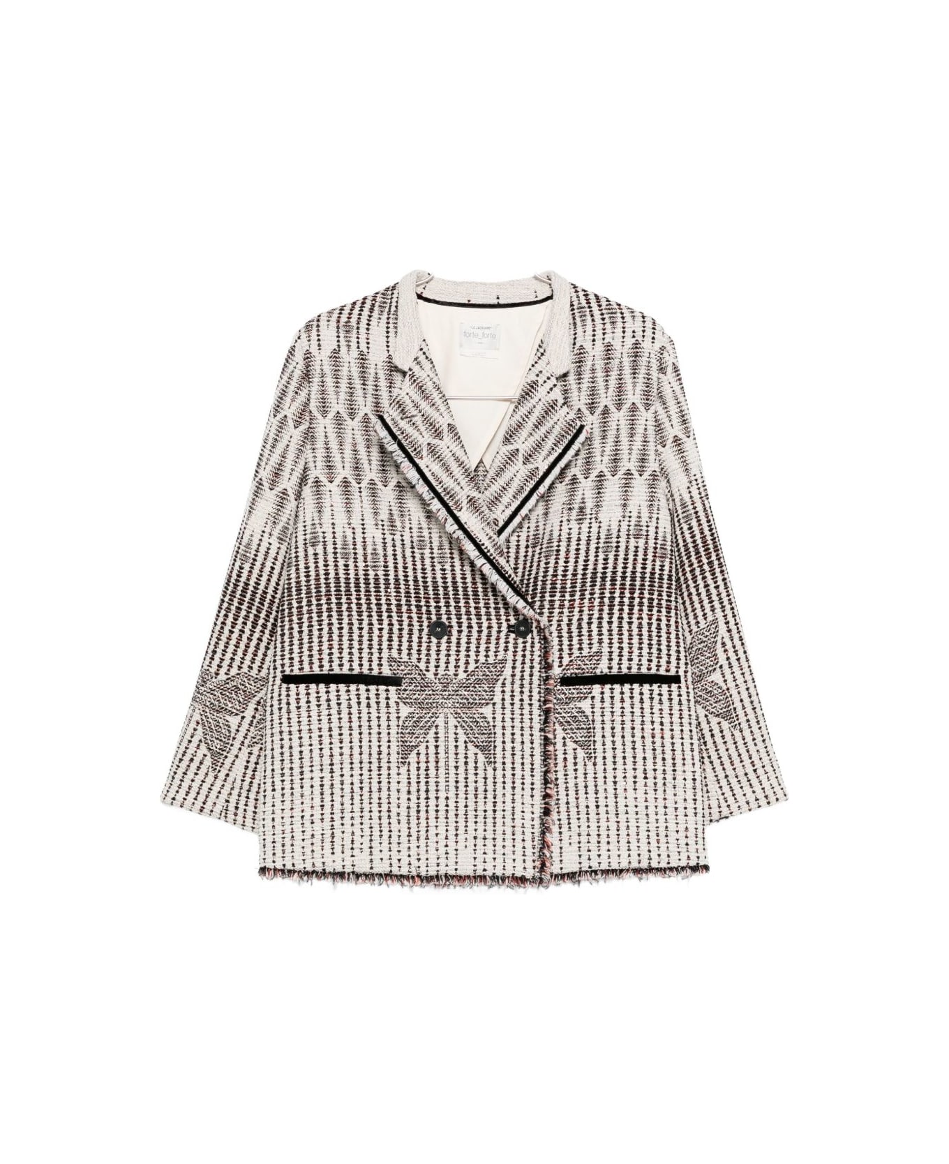 Forte_Forte Double-breasted Jacket - Cream