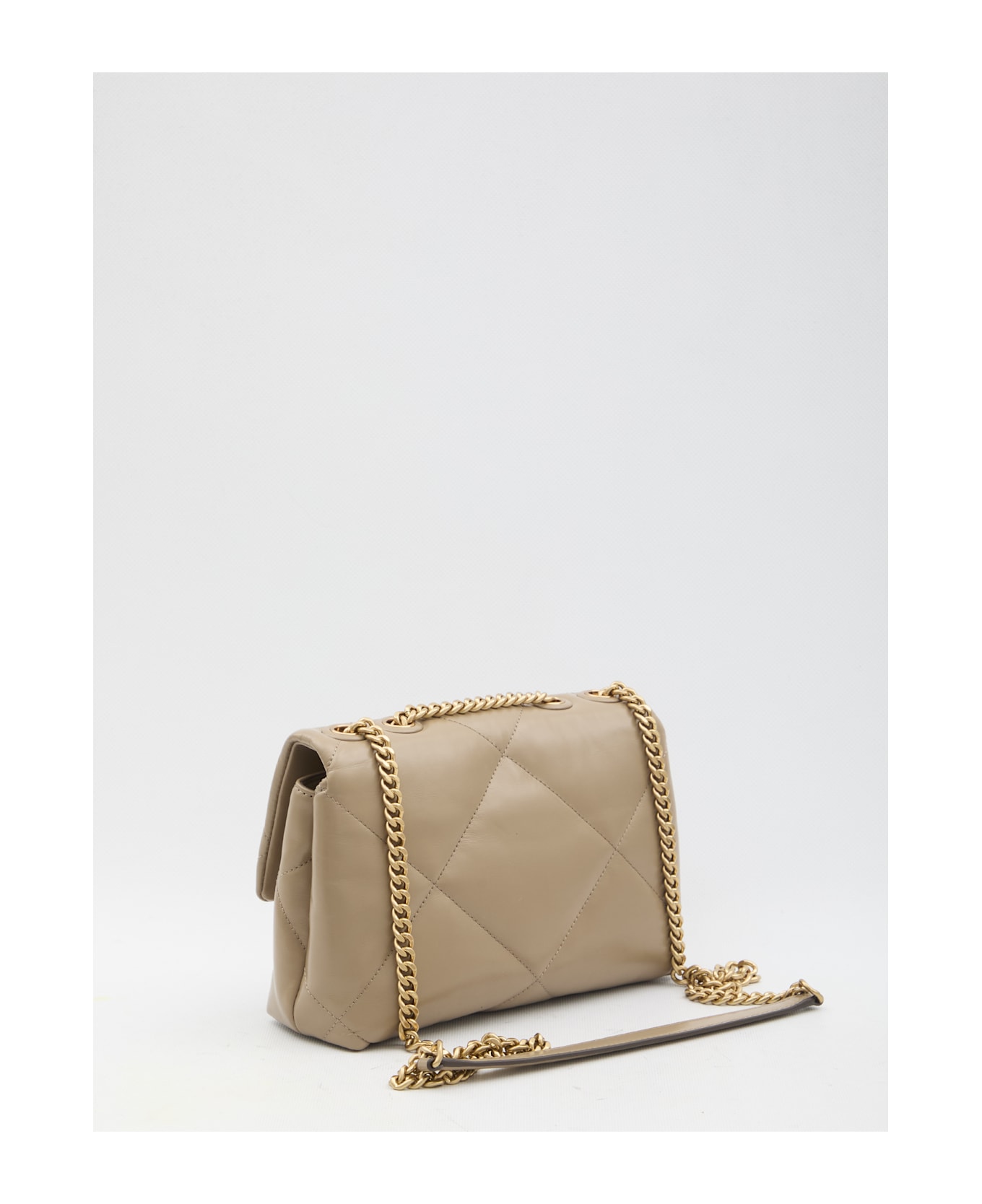 Tory Burch Kira Diamond Quilt Small Convertible Bag - BEIGE