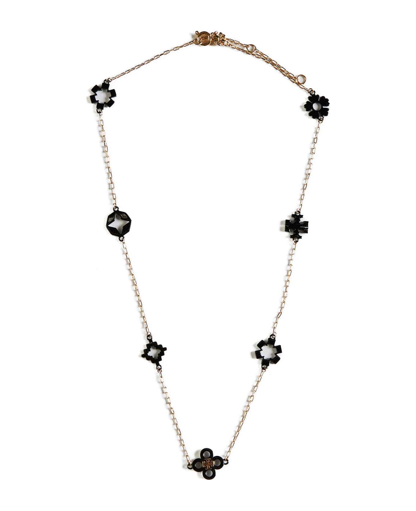 Tory Burch Necklace - Tory gold black