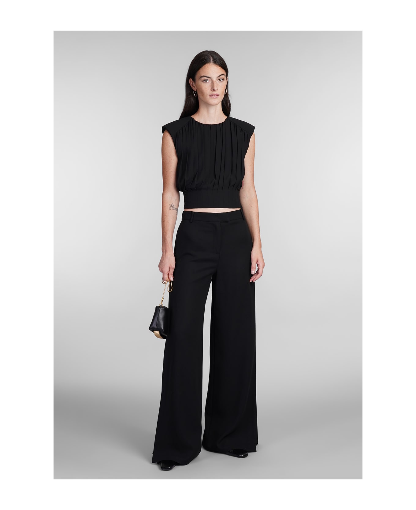 Simkhai Lilo Pants In Black Acetate - black