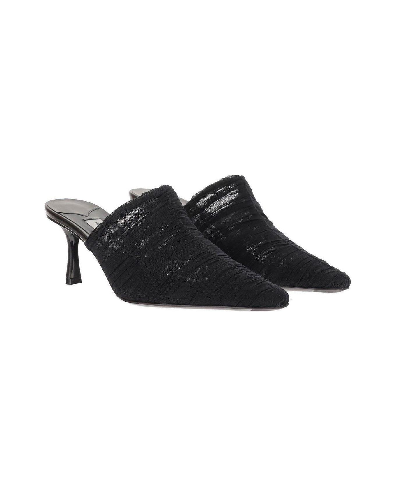 Jimmy Choo Lotta 65 Mules - Black