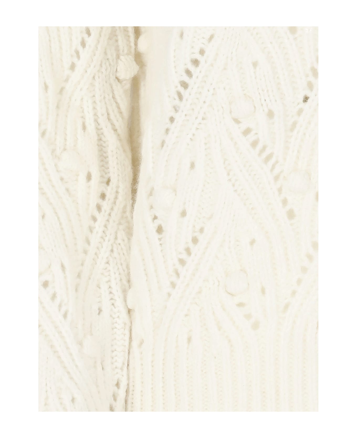 Kangra Wool Sweater - White