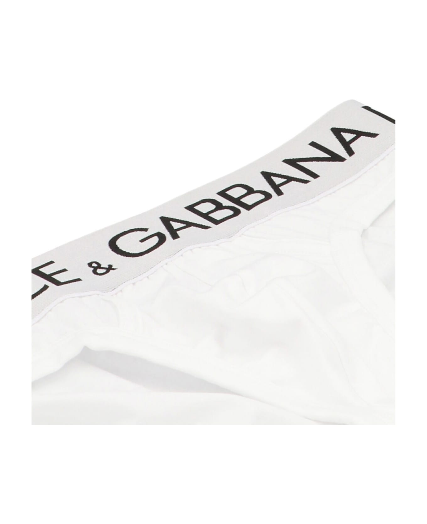 Dolce & Gabbana Midi Briefs - Bianco ottico ショーツ