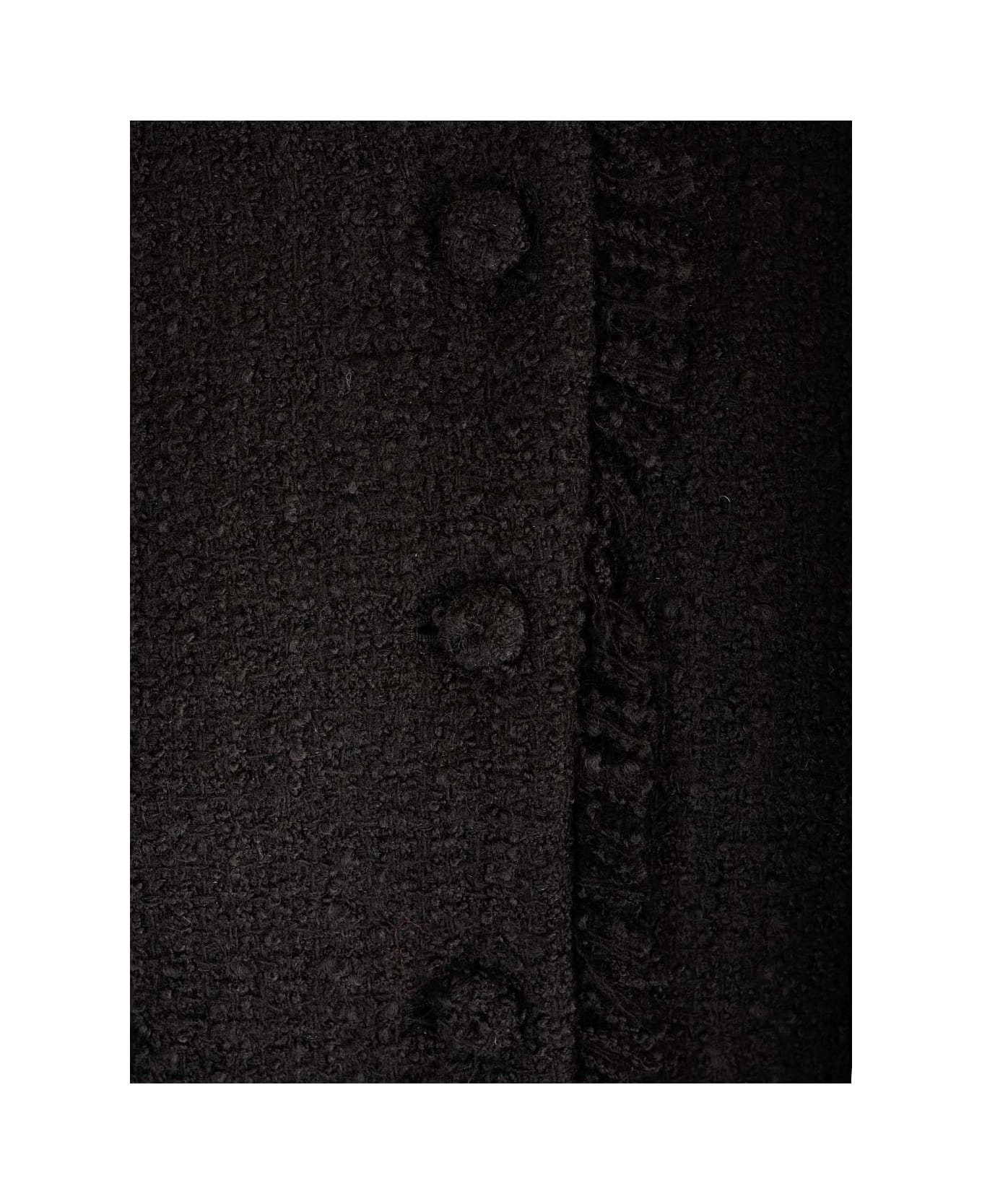 Del Core Tweed Jacket - Black