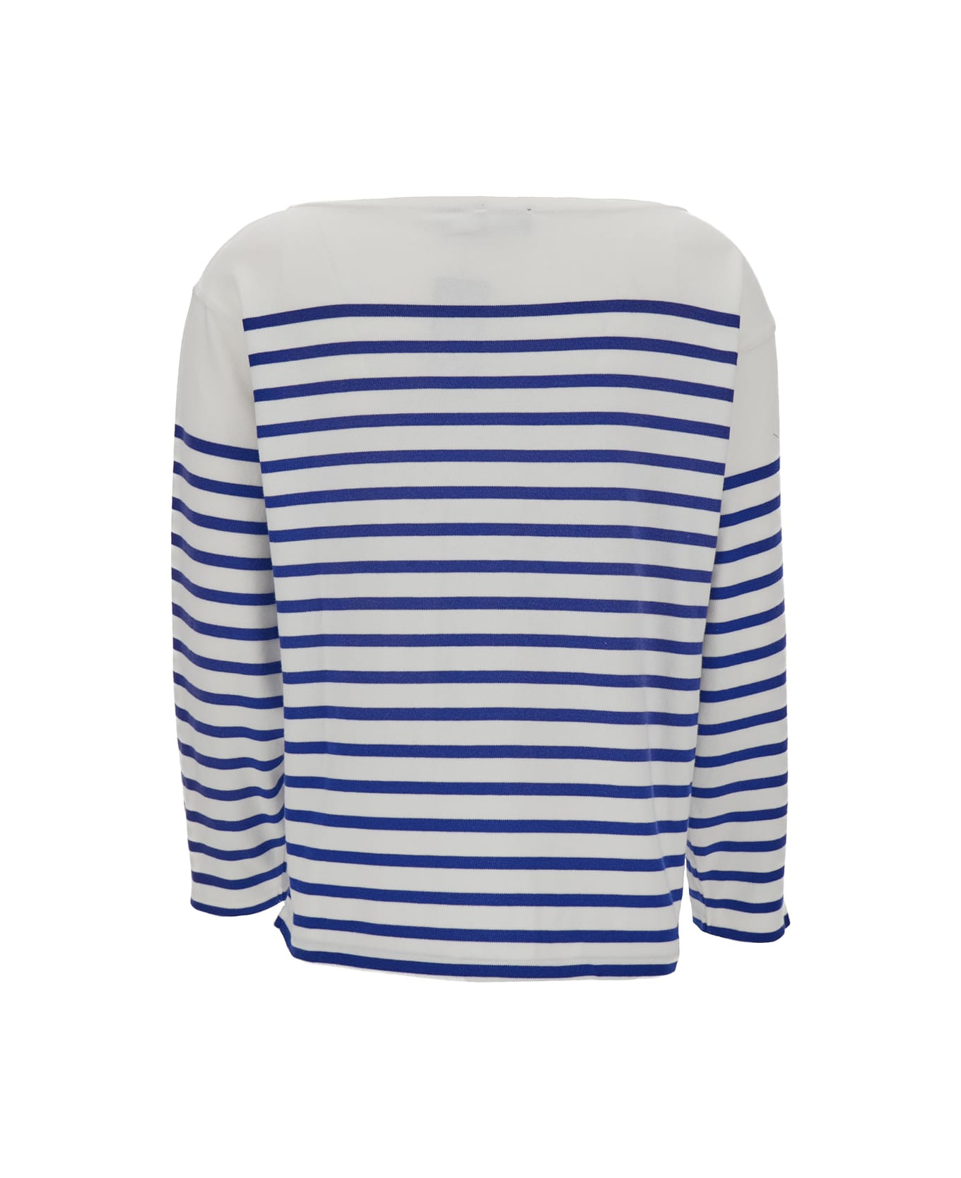 Ralph Lauren Striped Shirt - WHITE/BLUE