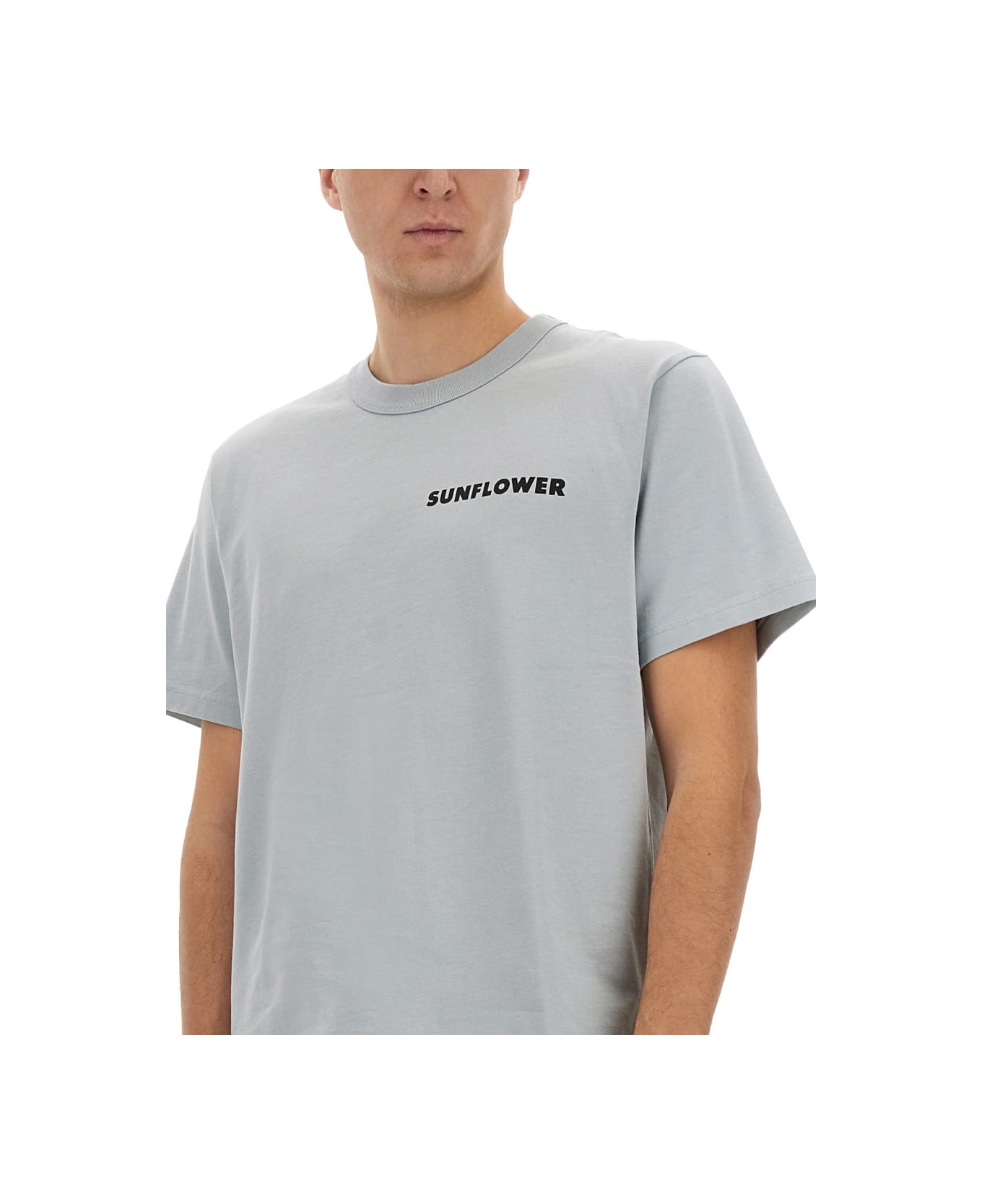 Sunflower T-shirt With Logo - GREY