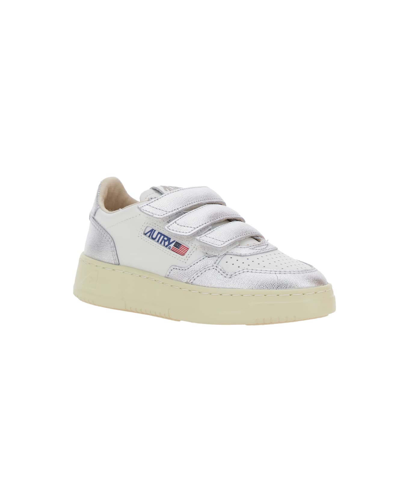 Autry Kidstripes Low - White