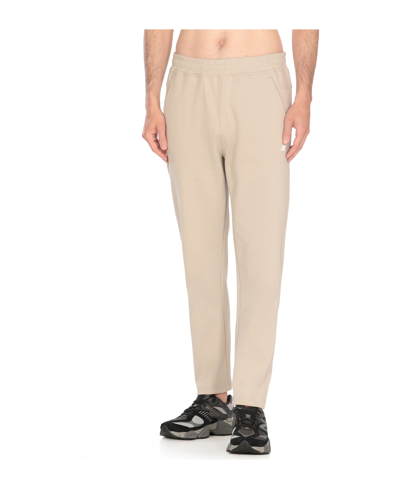 K-Way Iton Interlock Pants - Beige