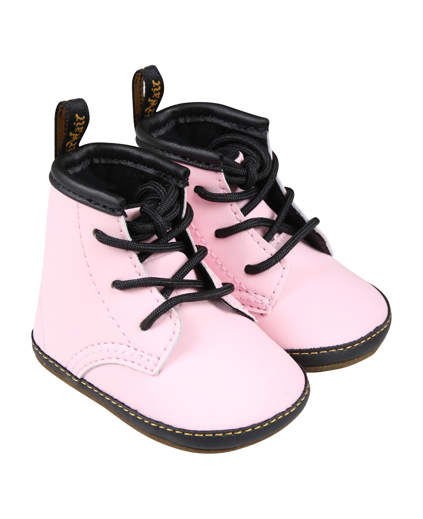 Dr. Martens Black Boots 1460 Auburn For Baby Girl - Pink