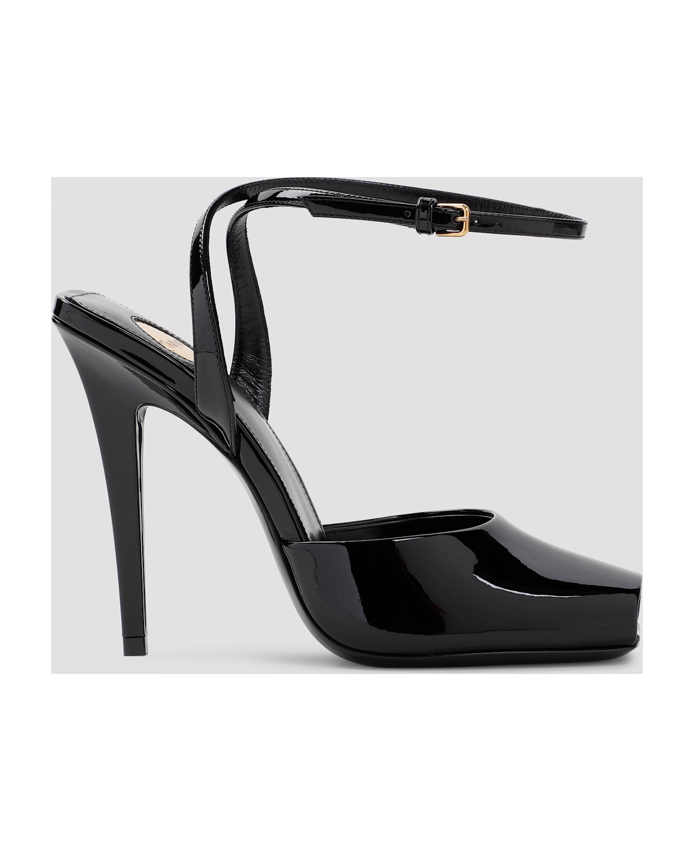 Saint Laurent La Scandale 110 Sandals - Nero