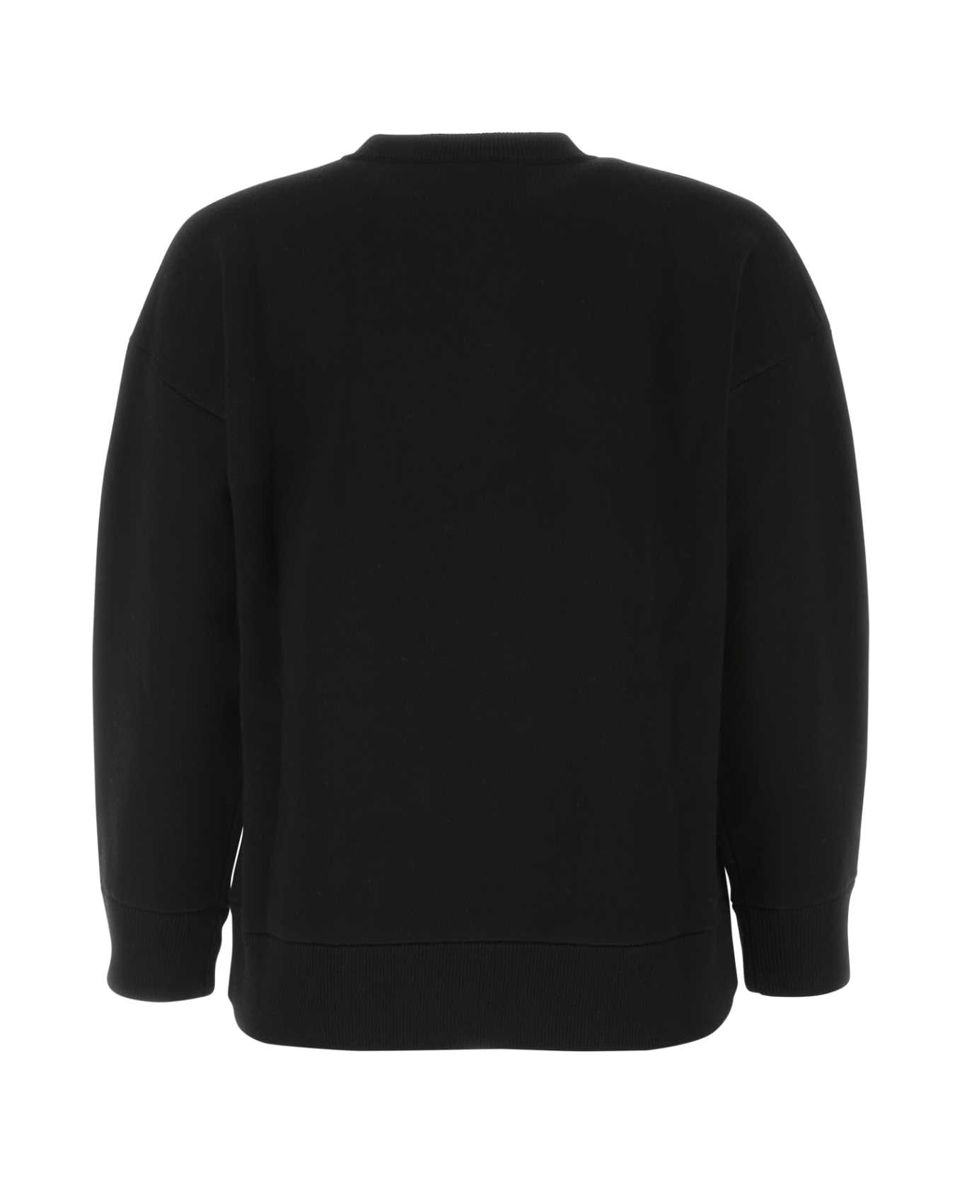 Burberry Black Stretch Wool Blend Sweater - A1189 フリース