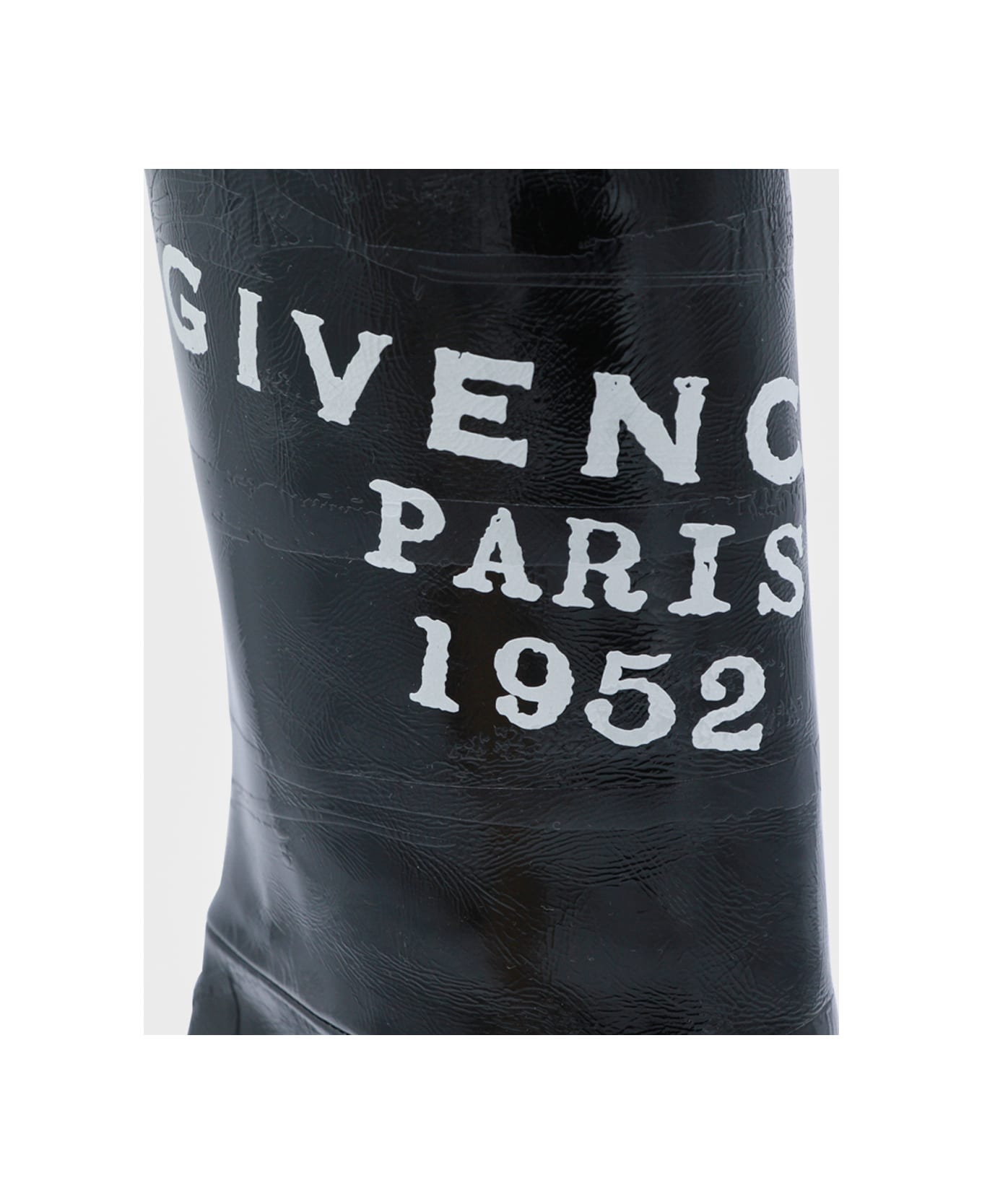 Givenchy Black Leather Boots - Black