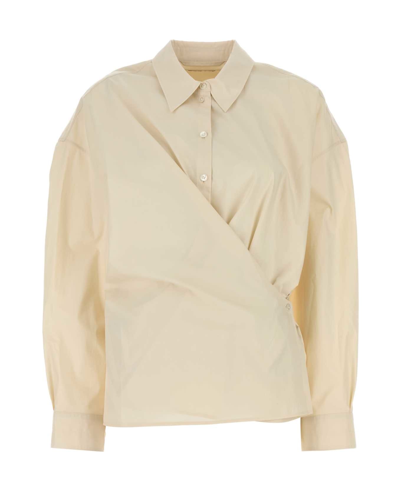 Lemaire Cream Poplin Shirt - CREAM