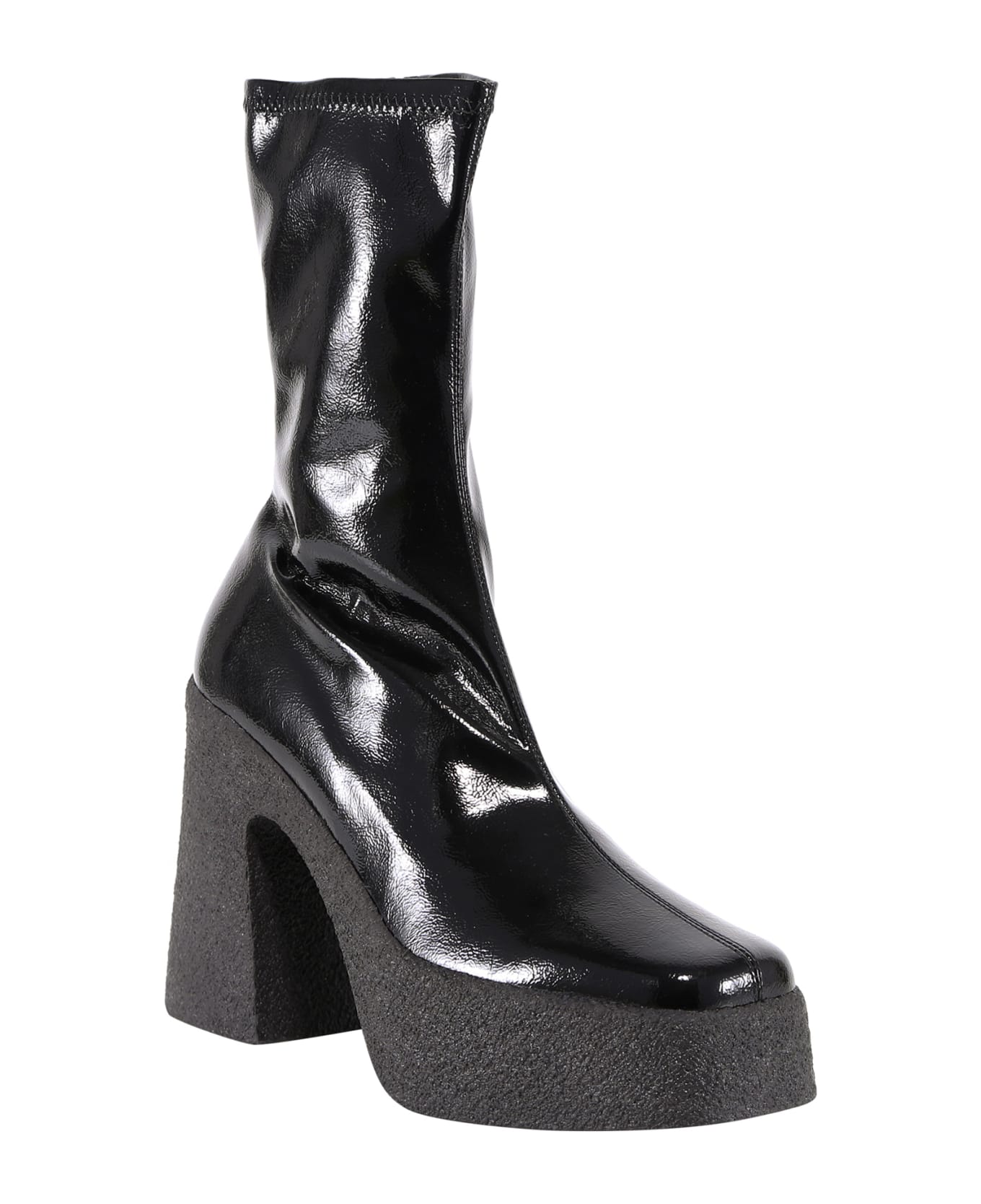 Stella McCartney Platform Ankle Boots - Black