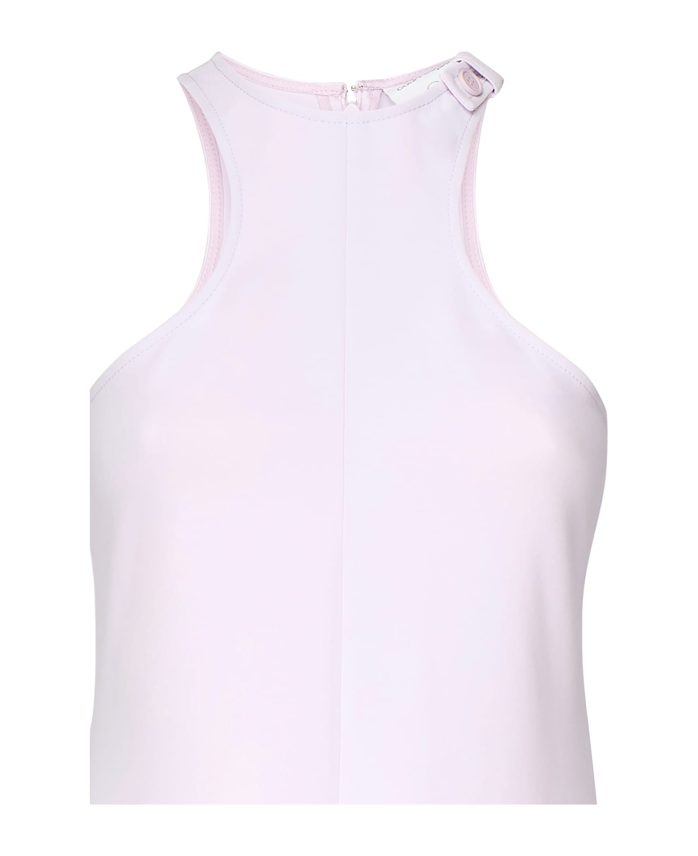 Courrèges A-line Scuba Dress - SALT PINK