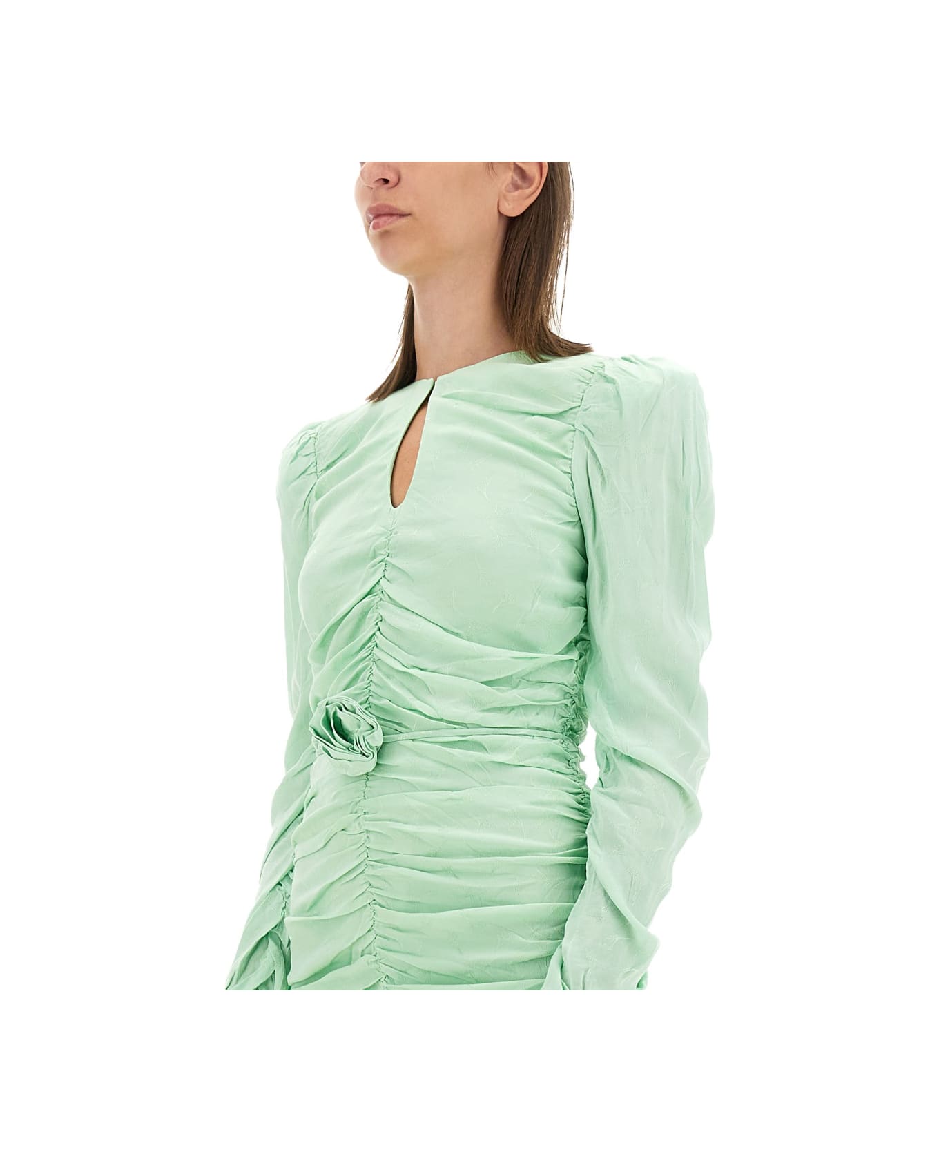 Rotate by Birger Christensen Mini Dress - GREEN