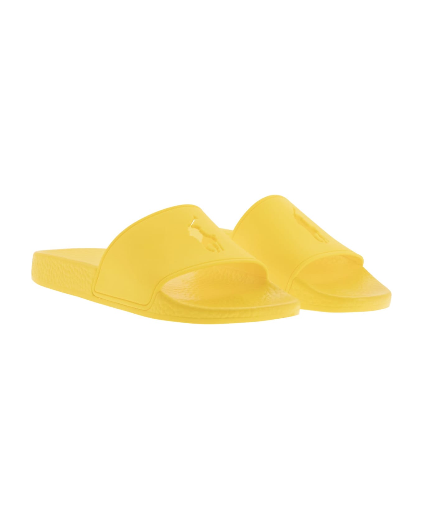 Polo Ralph Lauren Big Pony Slippers - Yellow サンダル